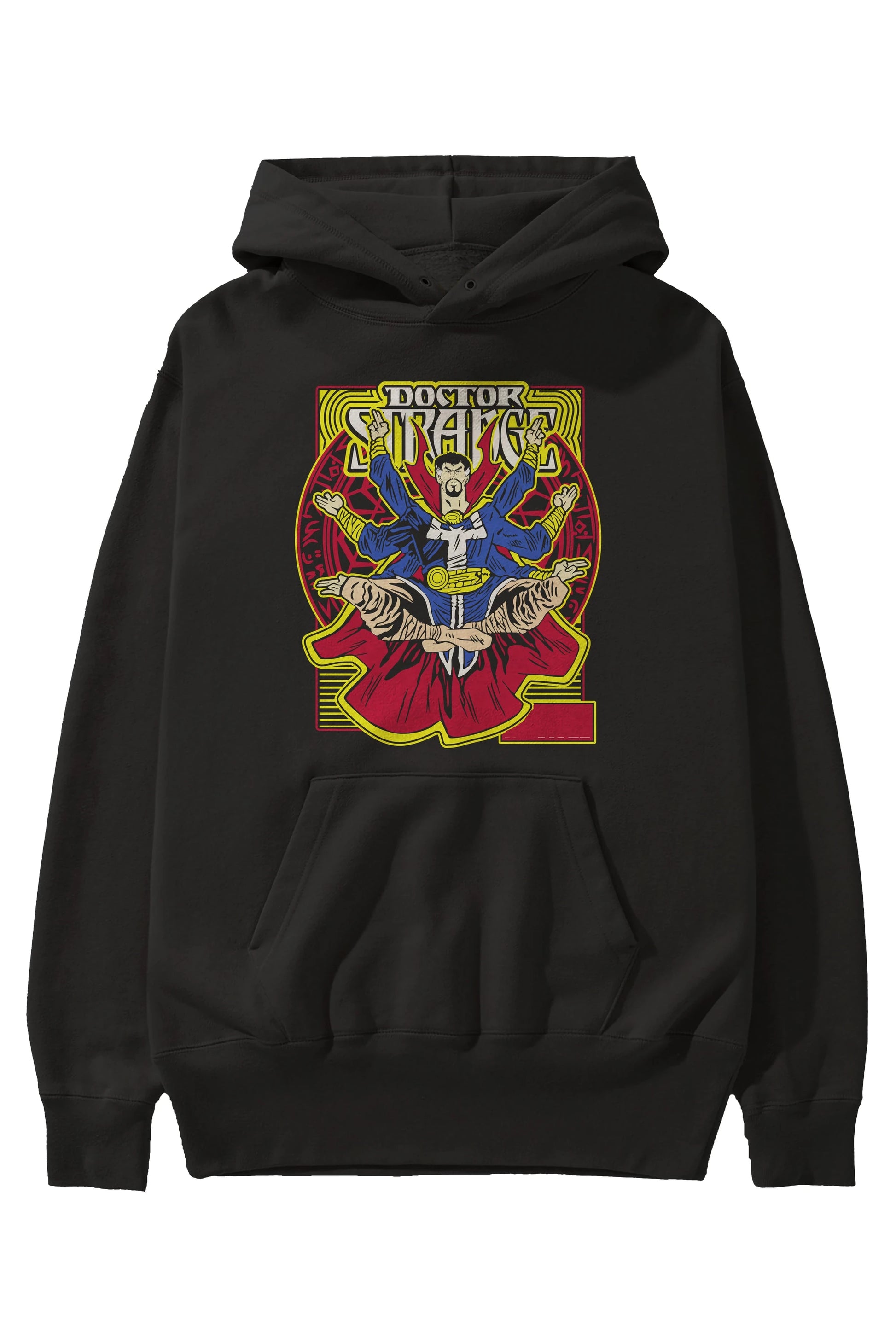 Doctor Strange (1) Ön Baskılı Hoodie Oversize Kapüşonlu Sweatshirt Erkek Kadın Unisex