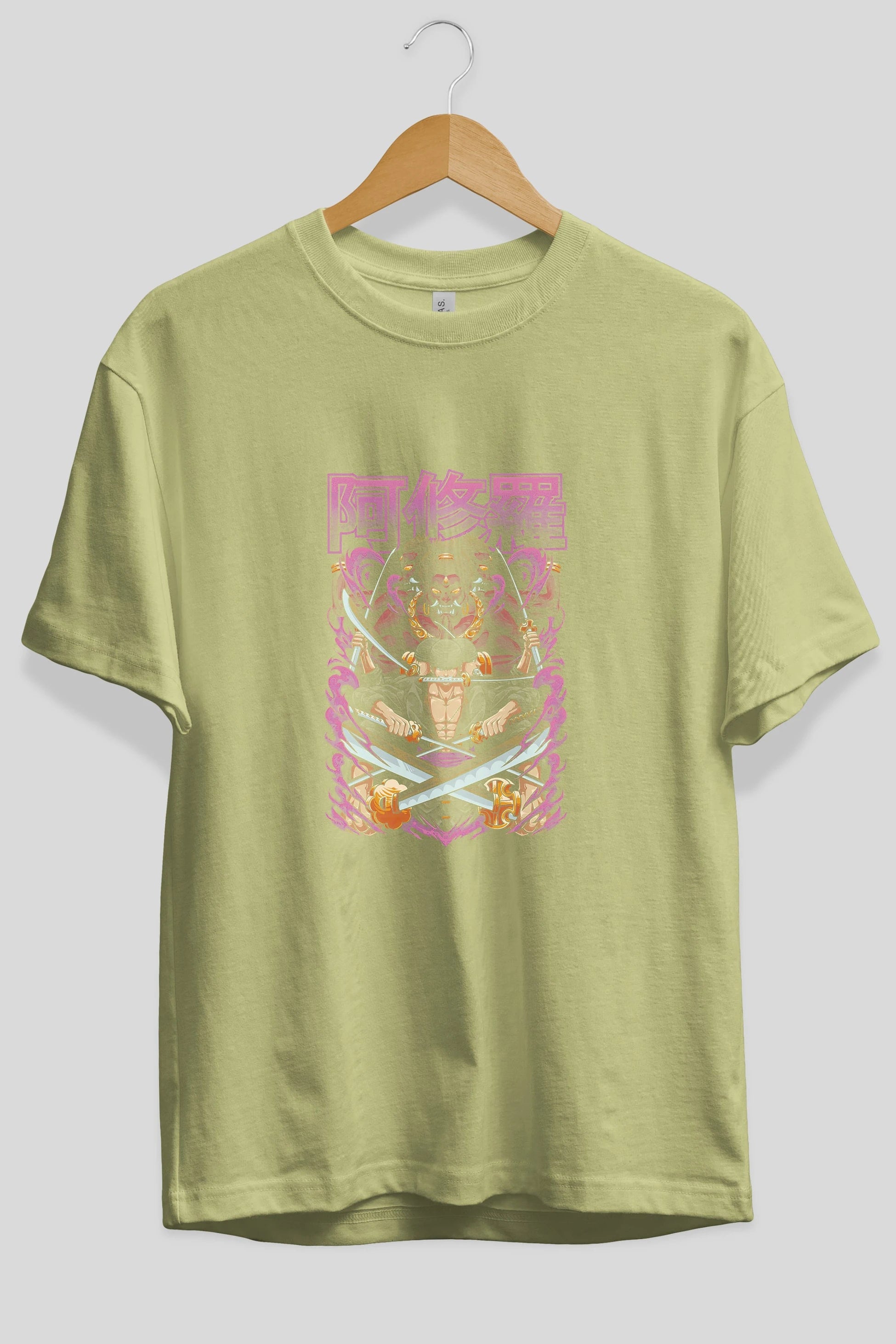 Roronoa Zoro 1 Anime Ön Baskılı Oversize t-shirt %100 pamuk Erkek Kadın Unisex