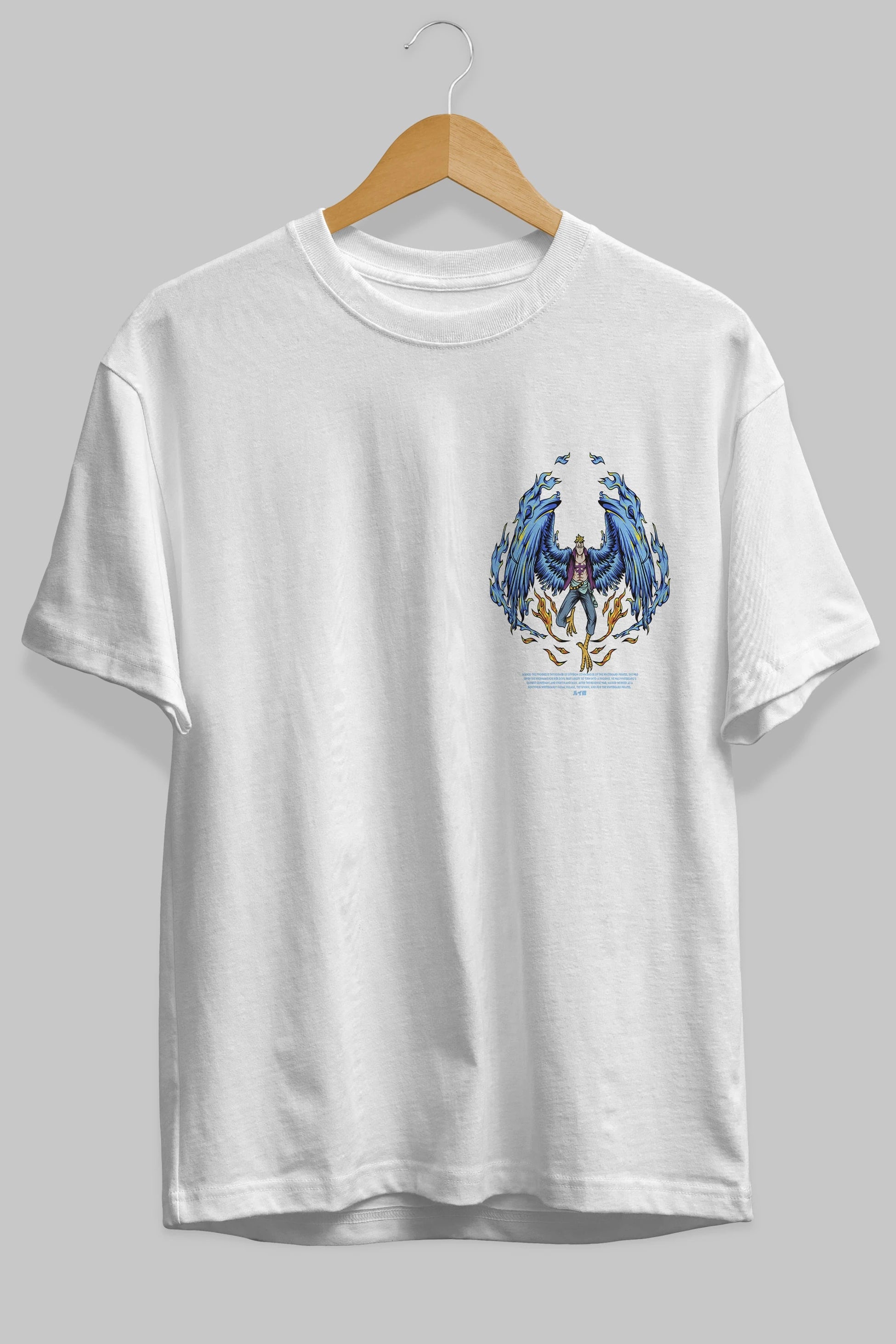 Marco Ön Sol Baskılı Oversize t-shirt Erkek Kadın Unisex %100 Pamuk Bisiklet Yaka tişort