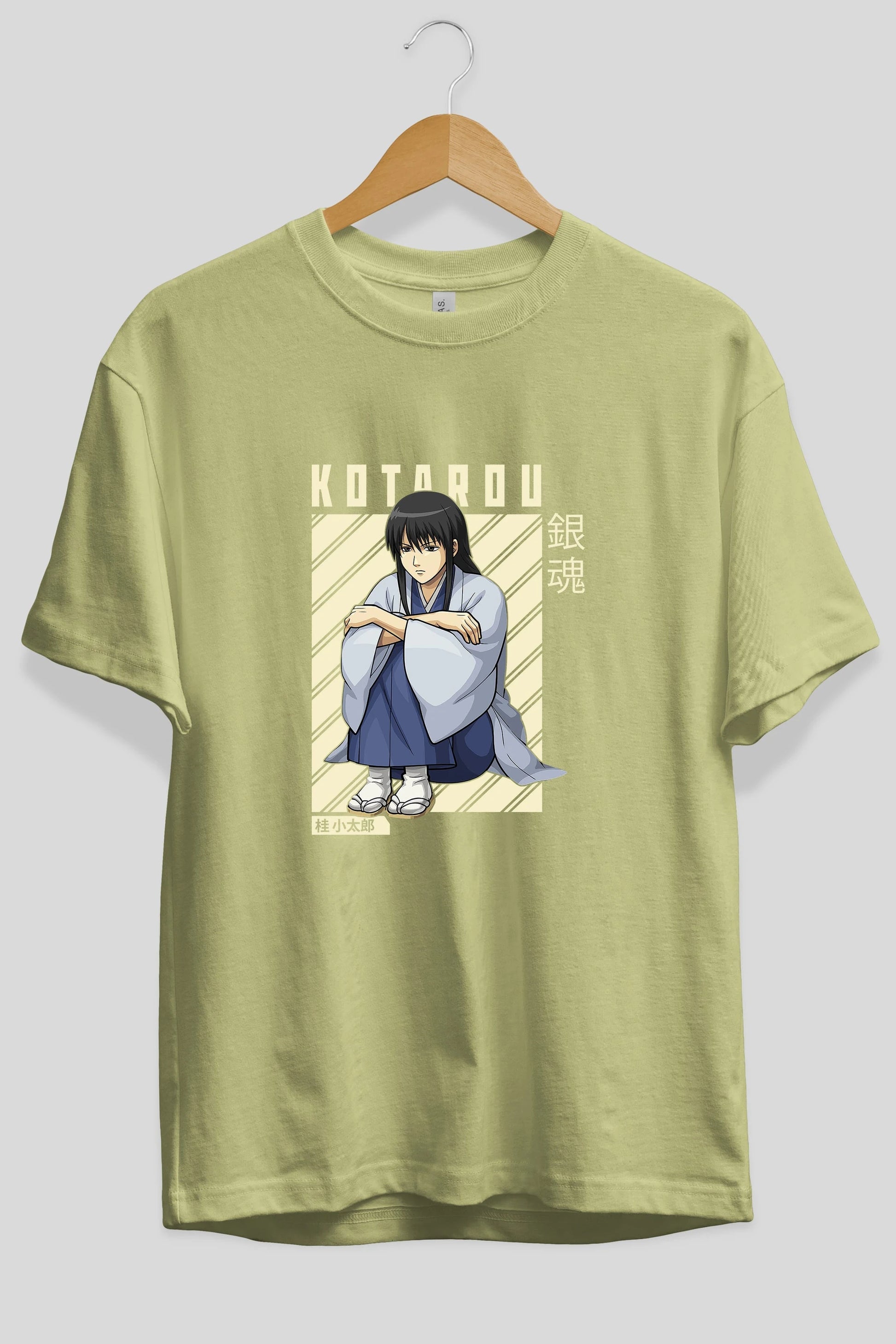 Kotarou Katsura GINTAMA Anime Ön Baskılı Oversize t-shirt %100 pamuk Erkek Kadın Unisex