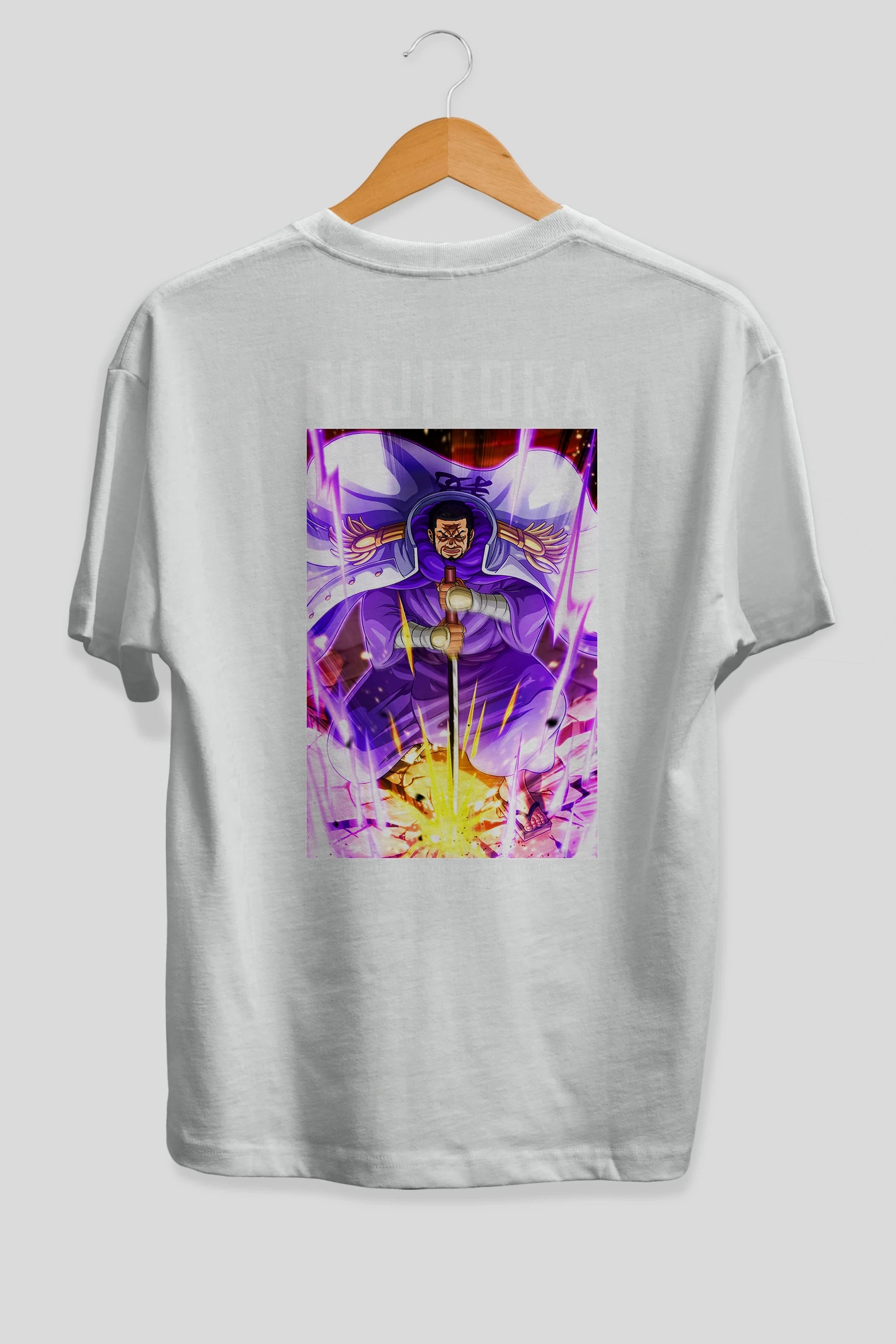 Issho Anime Arka Baskılı Oversize t-shirt Erkek Kadın Unisex %100 pamuk tişort