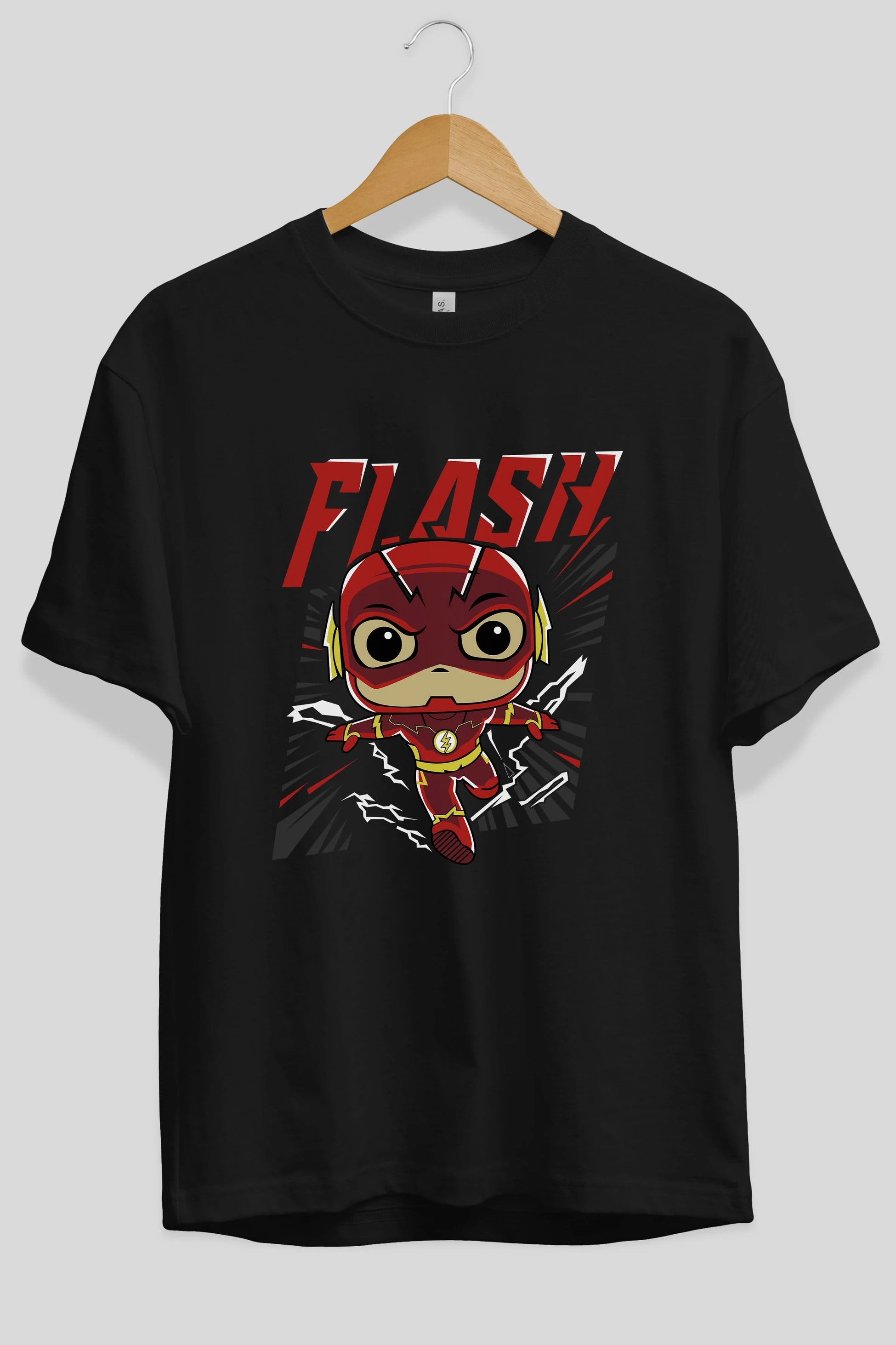 Flash Avengers (4) Ön Baskılı Oversize t-shirt Erkek Kadın Unisex %100 Pamuk Bisiklet Yaka tişort