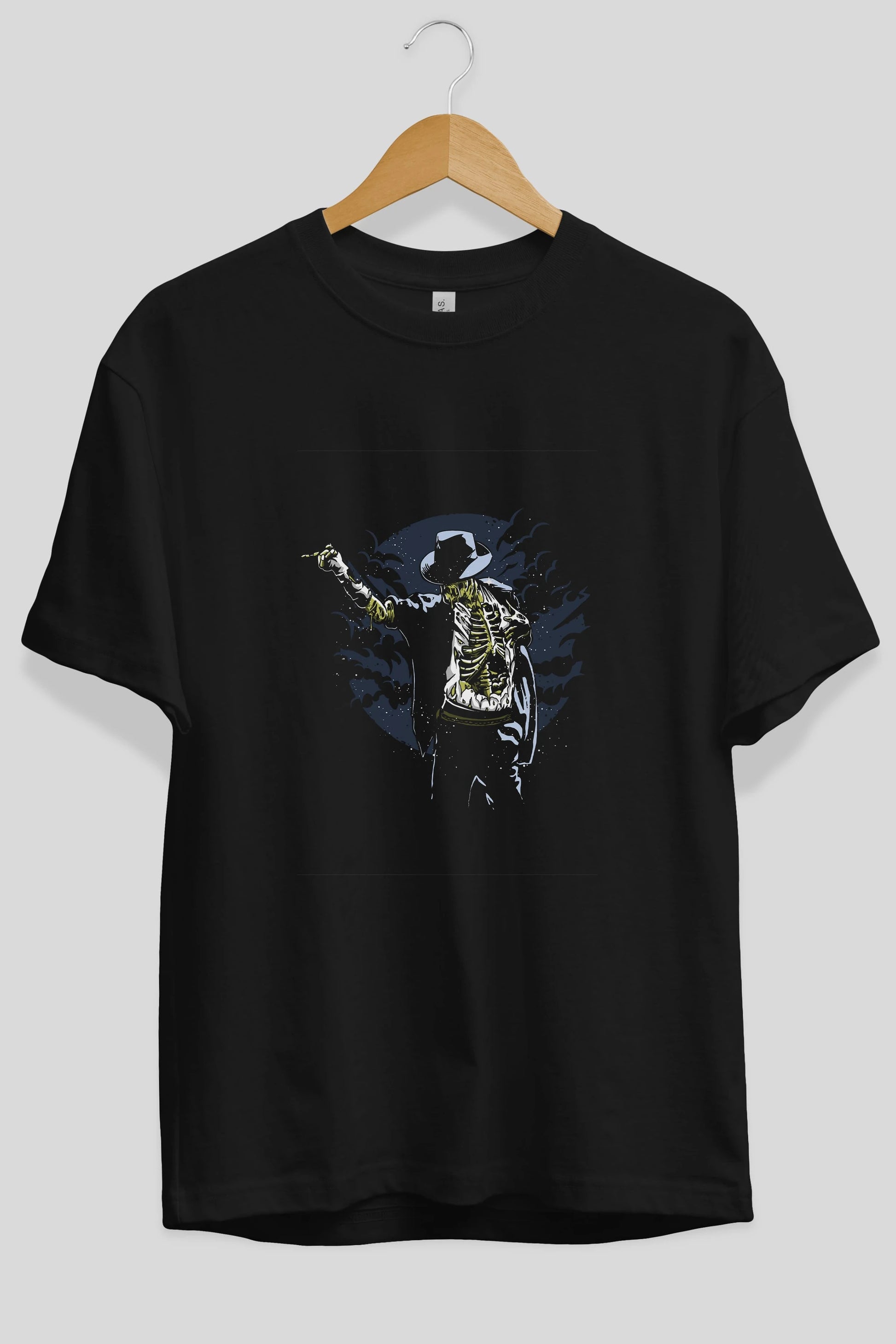 Zombie Pop Ön Baskılı Oversize t-shirt Erkek Kadın Unisex %100 Pamuk tişort