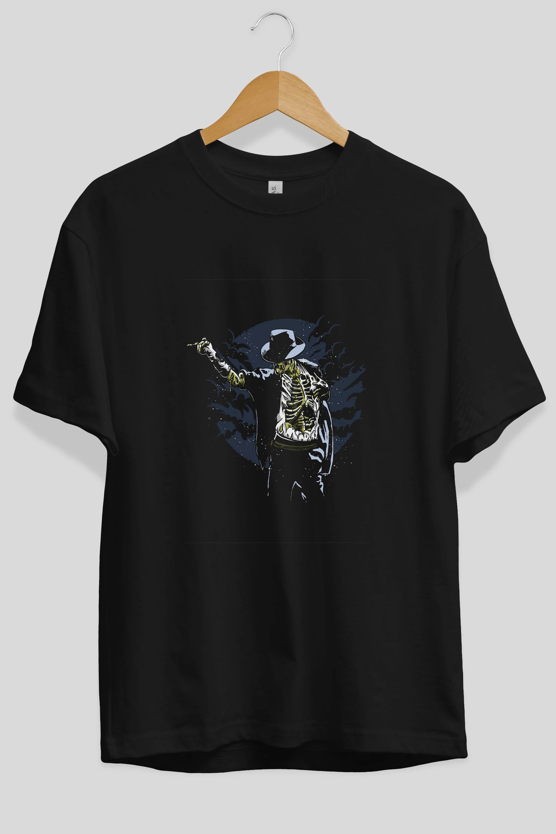 Zombie Pop Ön Baskılı Oversize t-shirt Erkek Kadın Unisex %100 Pamuk tişort