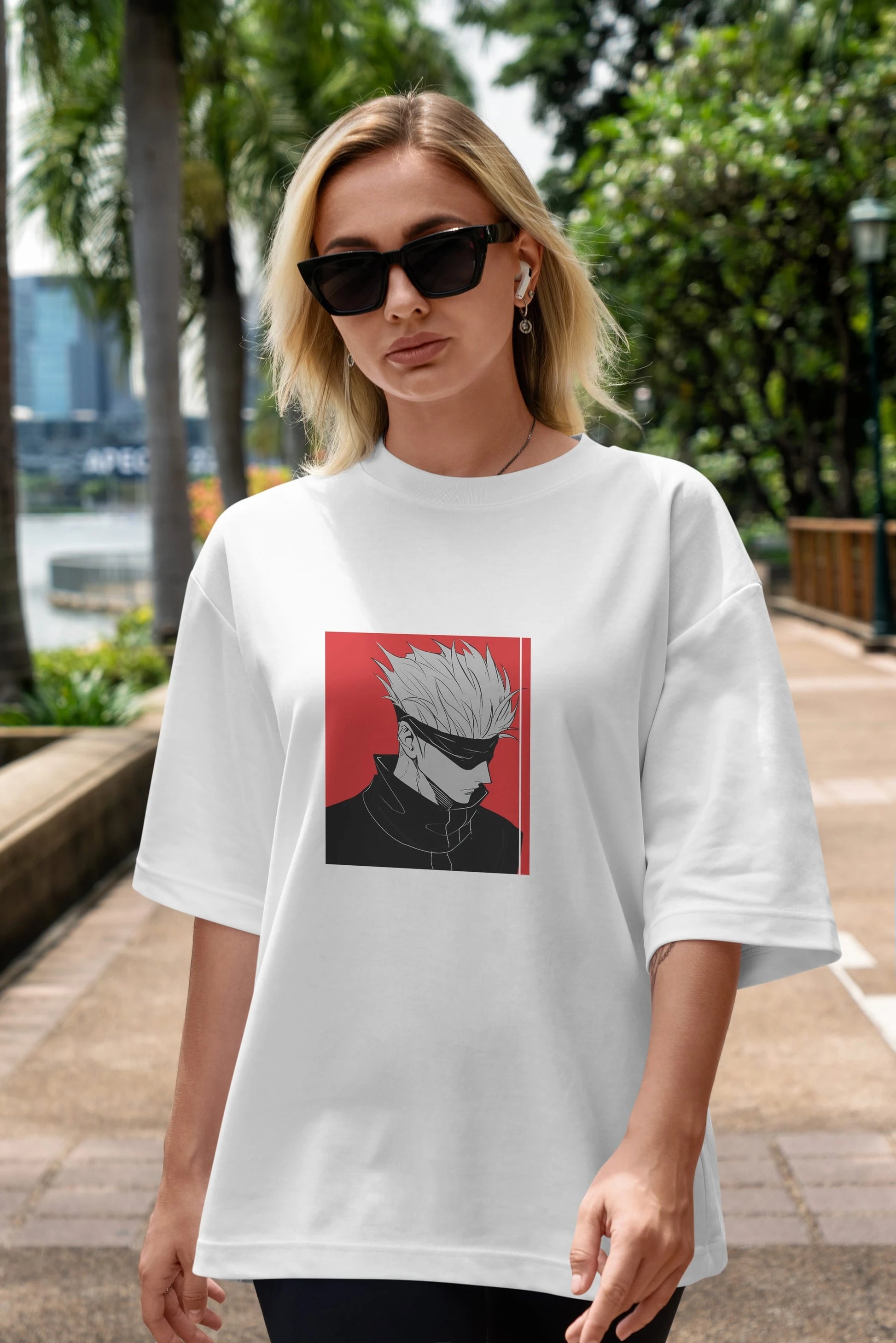 JUJUTSU KAISEN 2 Anime Ön Baskılı Oversize t-shirt %100 pamuk Erkek Kadın Unisex