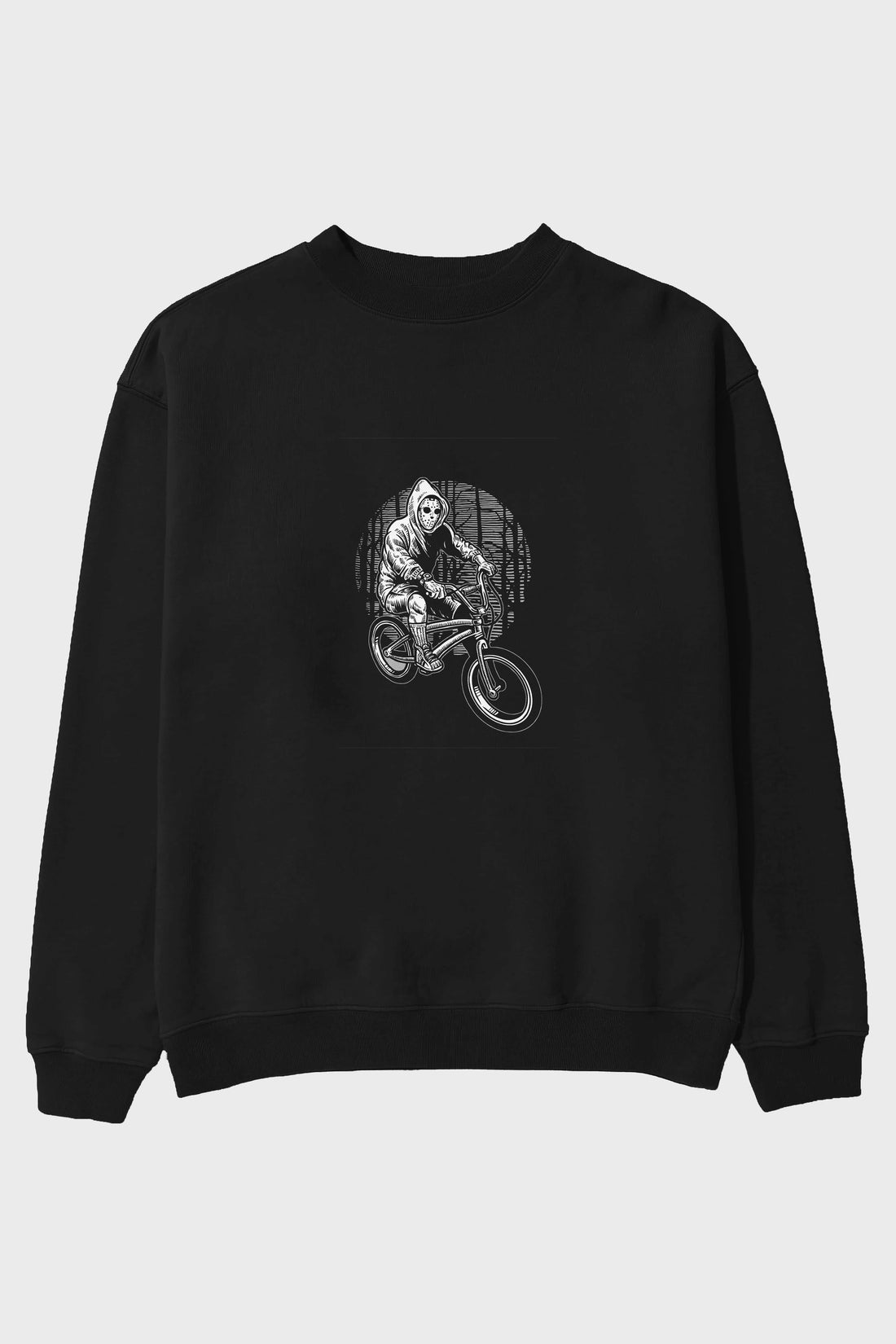 Ride Bike To Kill Ön Baskılı Oversize Sweatshirt Erkek Kadın Unisex