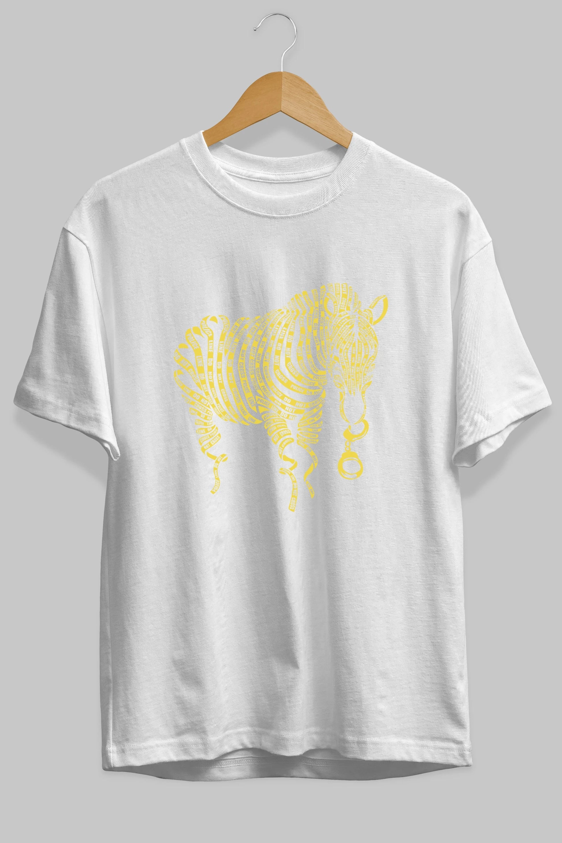Nature of Crime Ön Baskılı Oversize t-shirt %100 pamuk Erkek Kadın Unisex