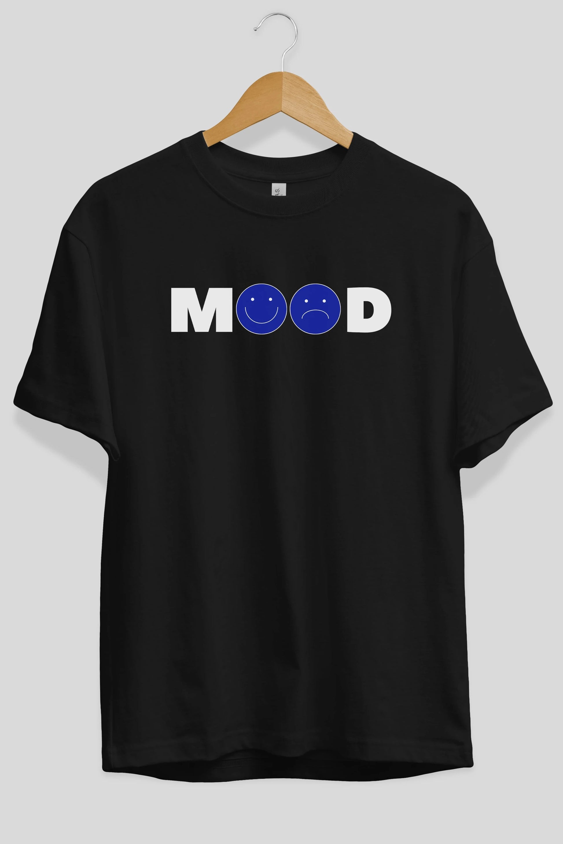 Mood Ön Baskılı Oversize t-shirt Erkek Kadın Unisex
