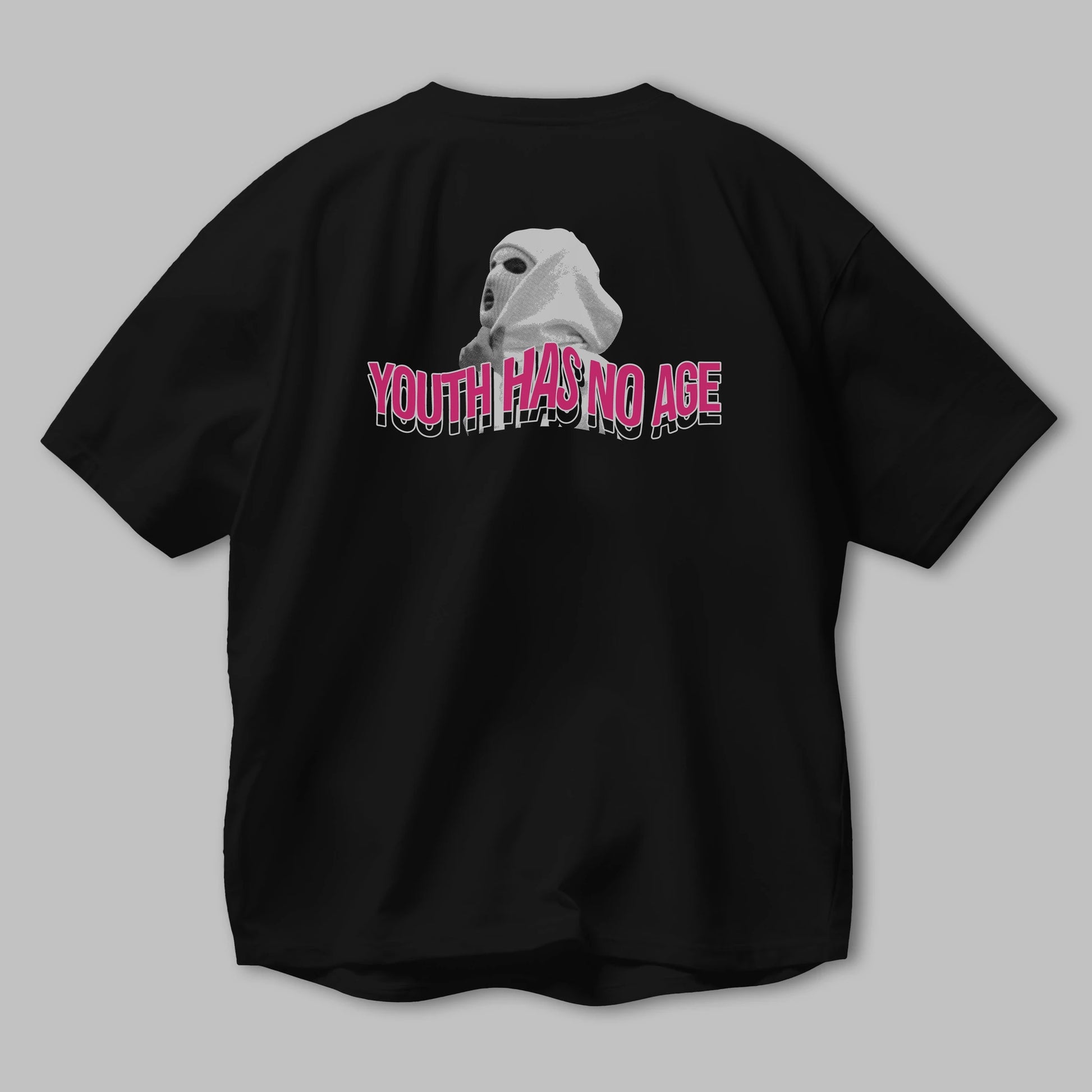 Youth Has No Age Arka Baskılı Oversize t-shirt Erkek Kadın Unisex