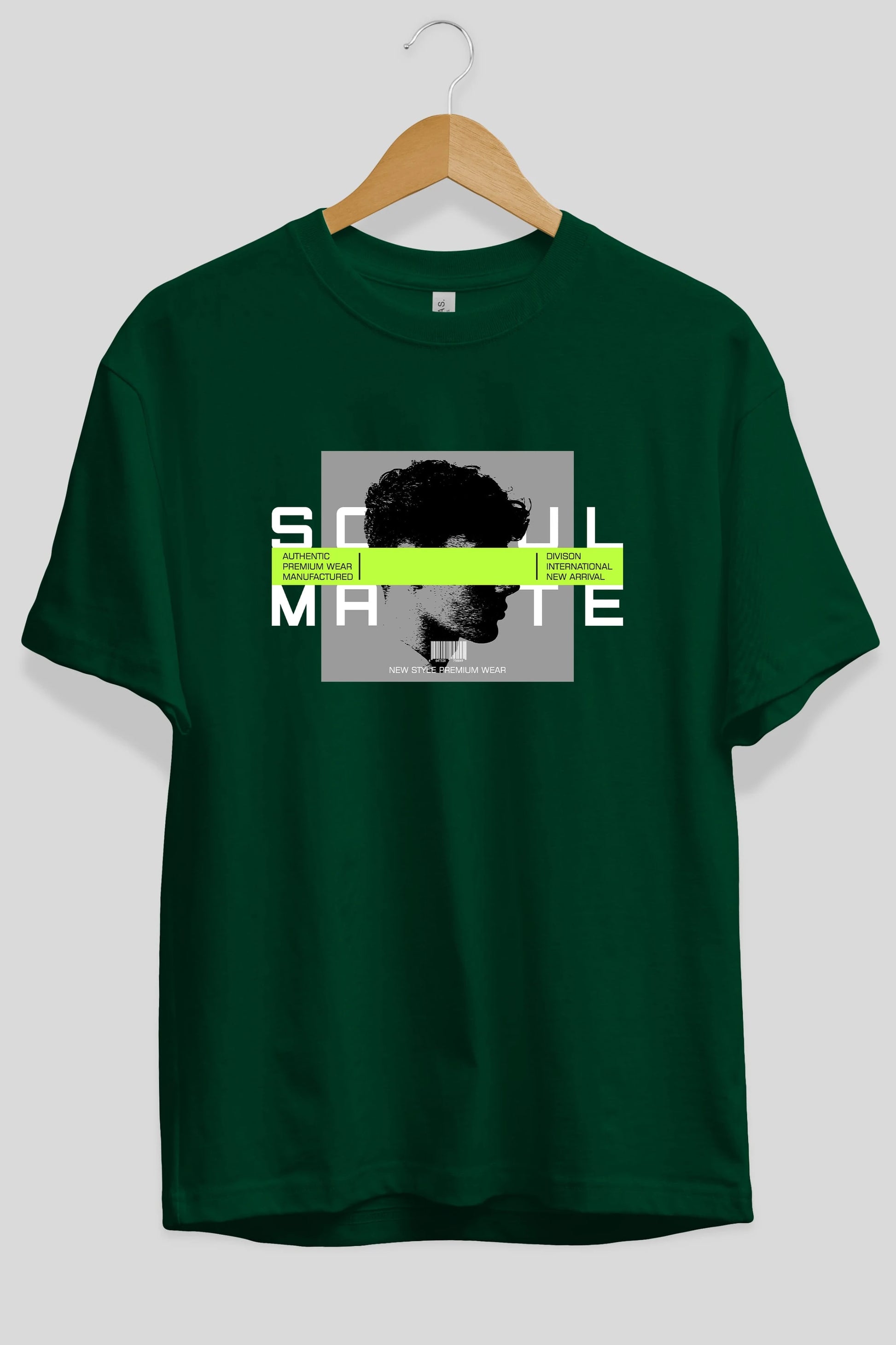 Soul Mate Ön Baskılı Oversize t-shirt Erkek Kadın Unisex