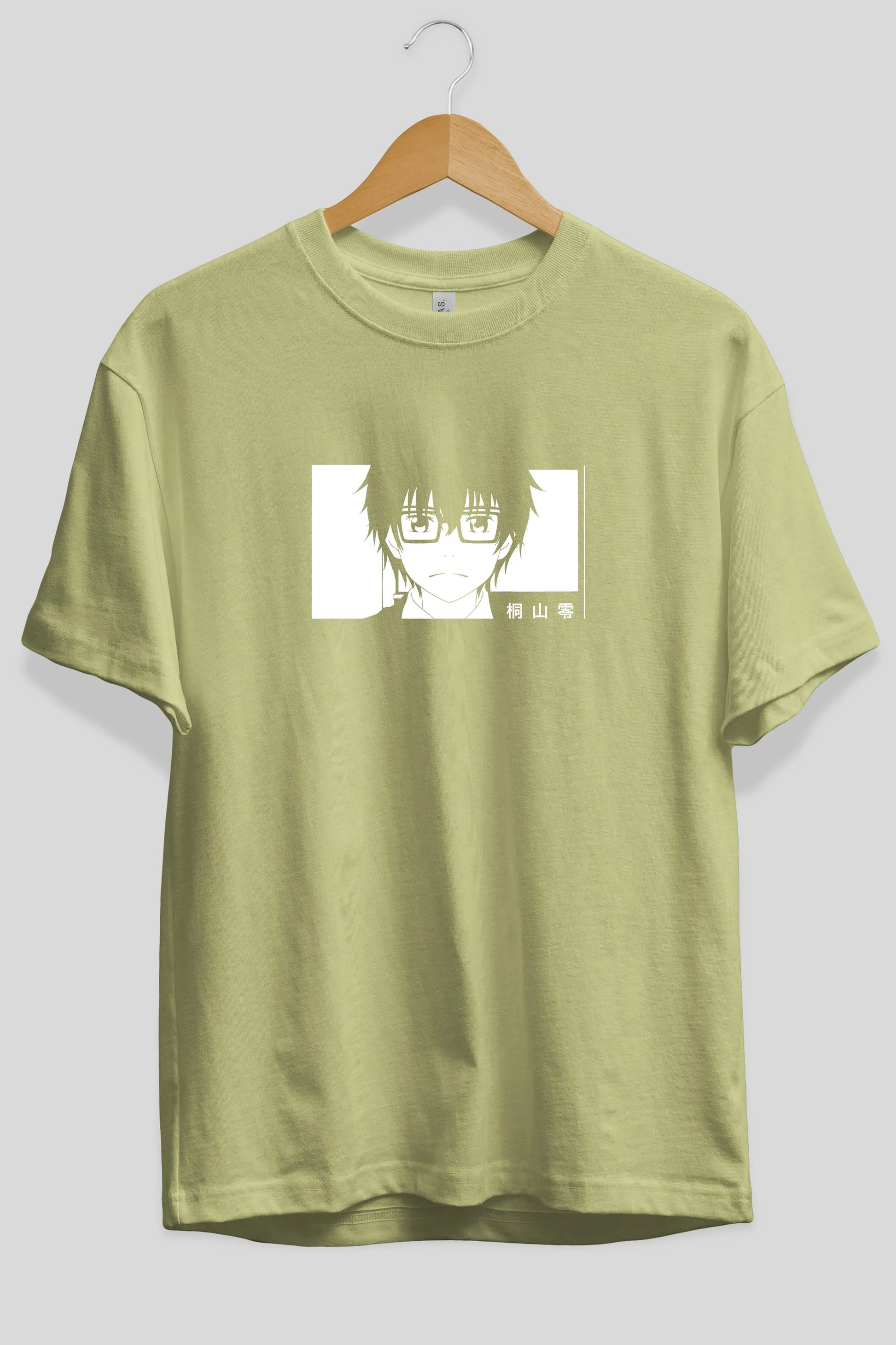 Rei Kiriyama 3 Anime Ön Baskılı Oversize t-shirt %100 pamuk Erkek Kadın Unisex