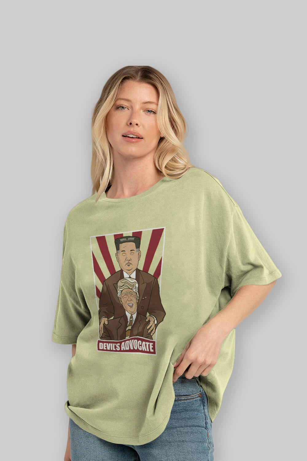 Devil_s Advocate Ön Baskılı Oversize t-shirt Erkek Kadın Unisex %100 Pamuk tişort