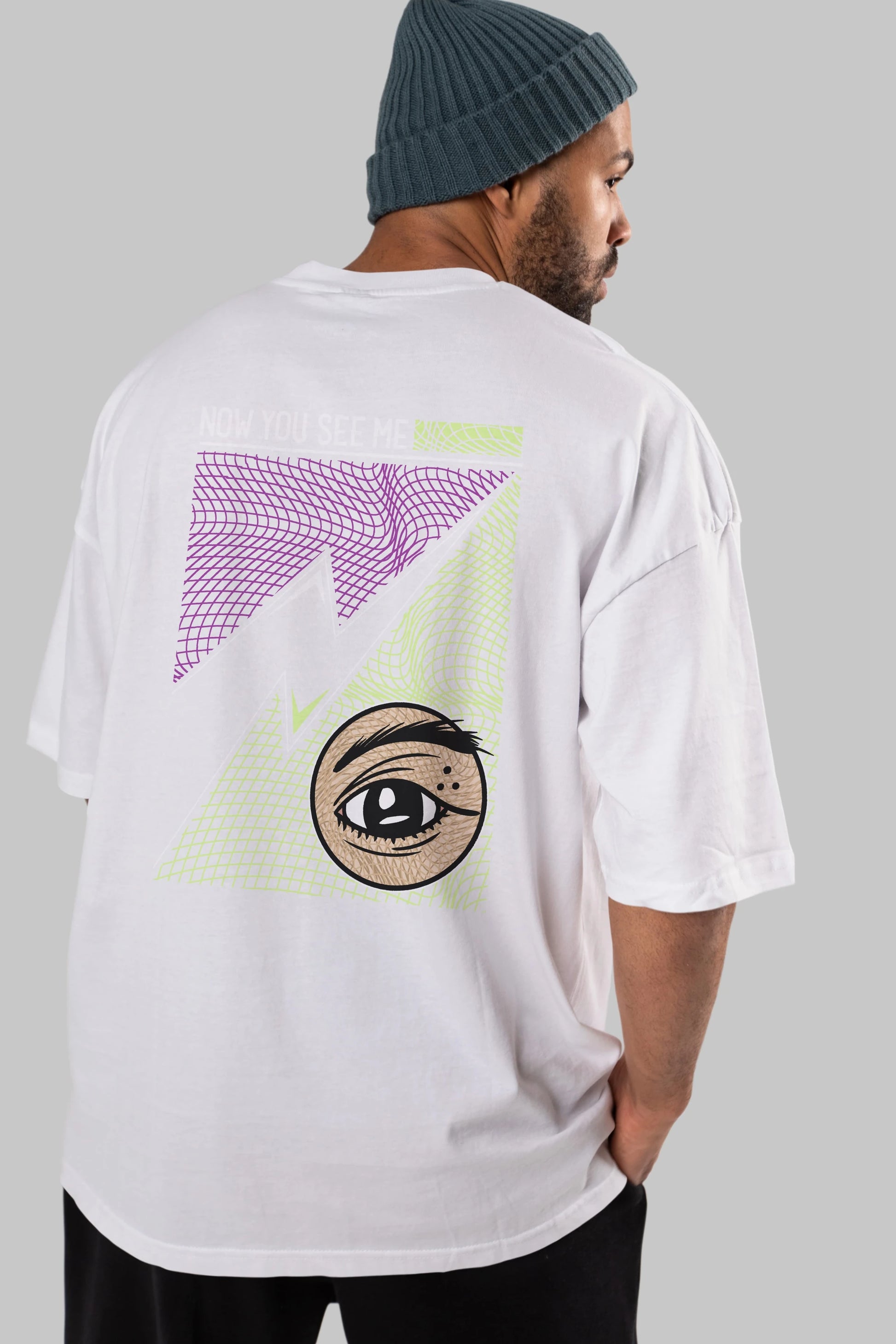 Now You See Me Arka Baskılı Oversize t-shirt Erkek Kadın Unisex
