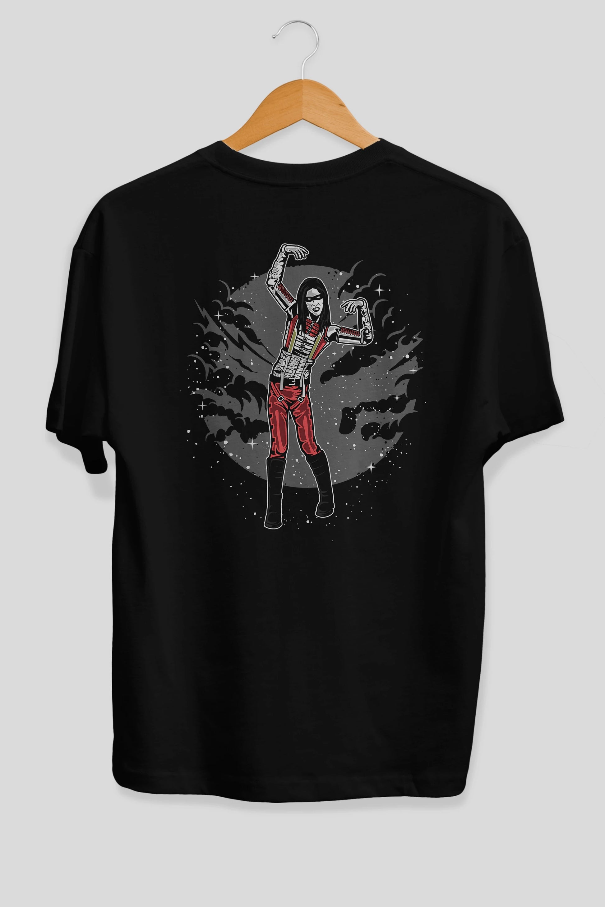 Marilyn Manson Arka Baskılı Oversize t-shirt Erkek Kadın Unisex %100 Pamuk