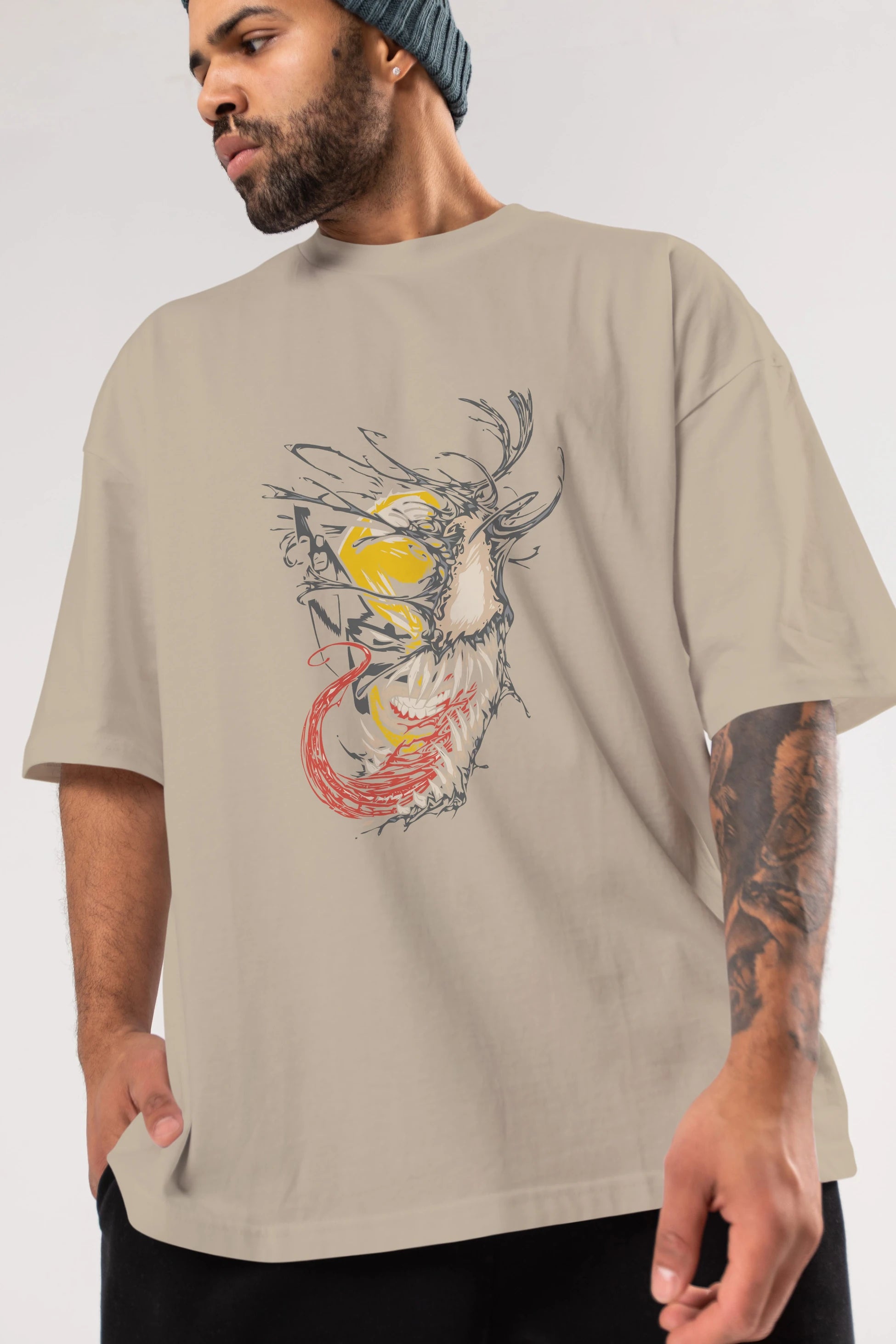 Venom (4) Ön Baskılı Oversize t-shirt Erkek Kadın Unisex %100 Pamuk Bisiklet Yaka tişort