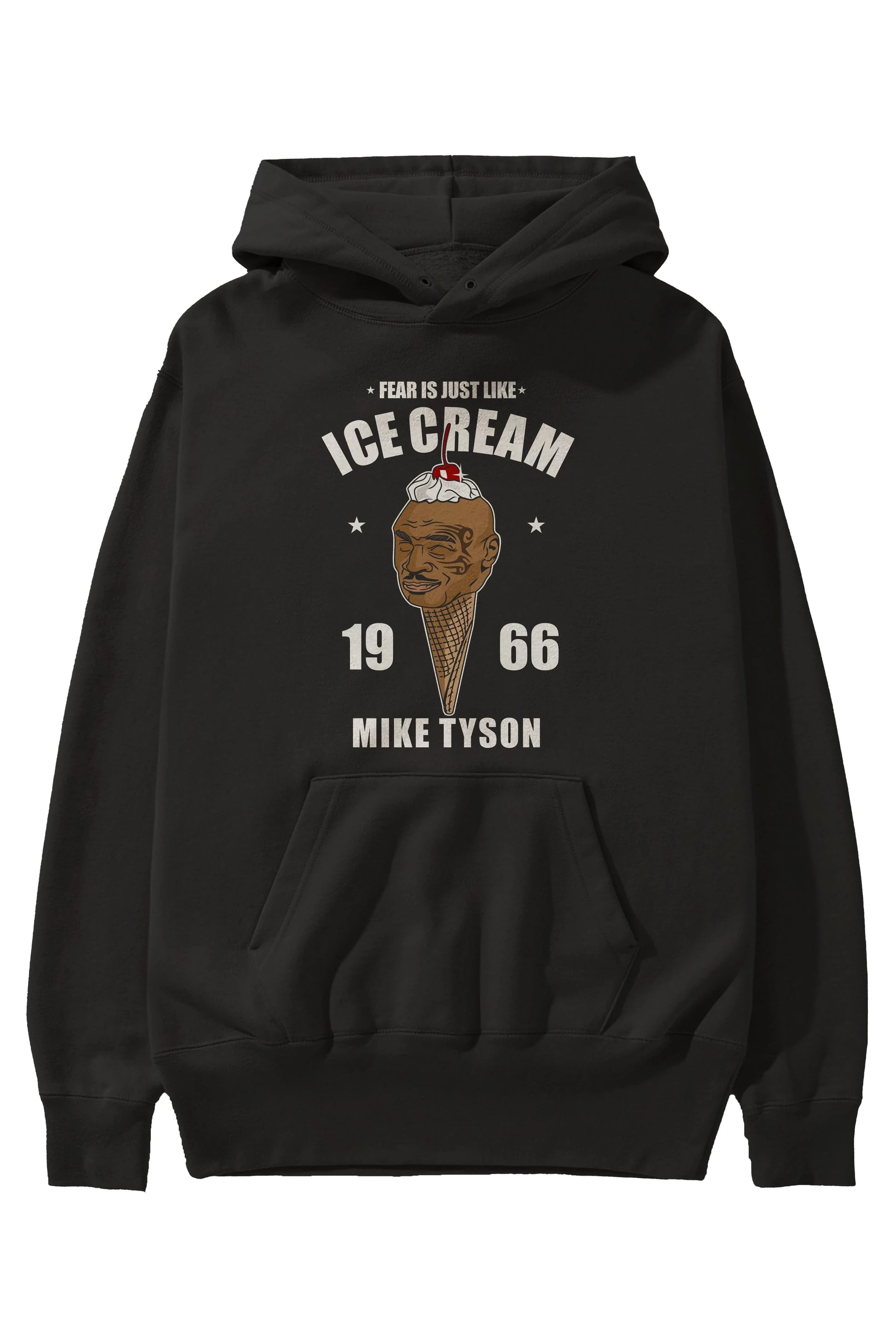 Tyson Ice Cream Ön Baskılı Hoodie Oversize Kapüşonlu Sweatshirt Erkek Kadın Unisex