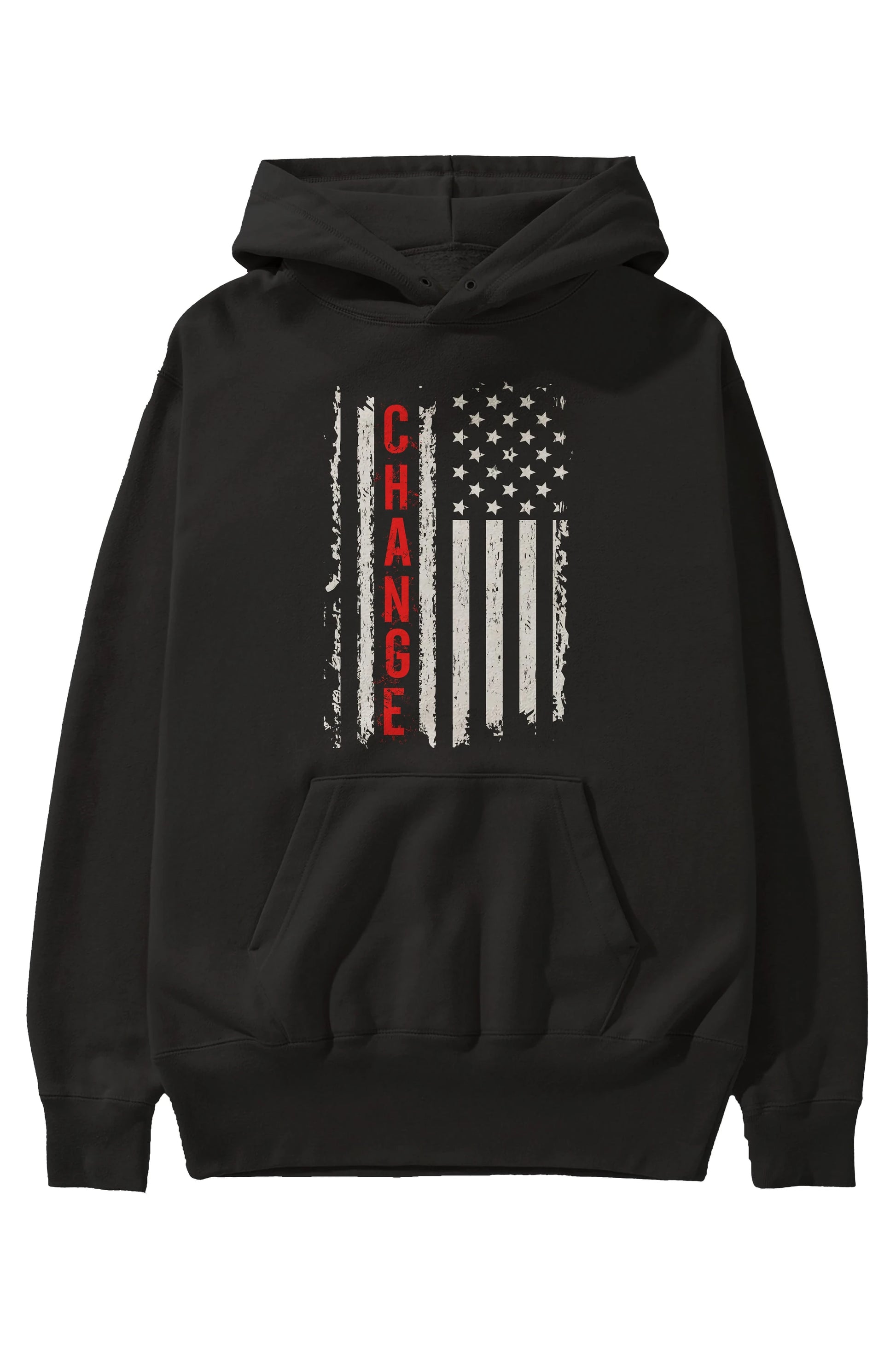 Change Ön Baskılı Oversize Hoodie Kapüşonlu Sweatshirt Erkek Kadın Unisex