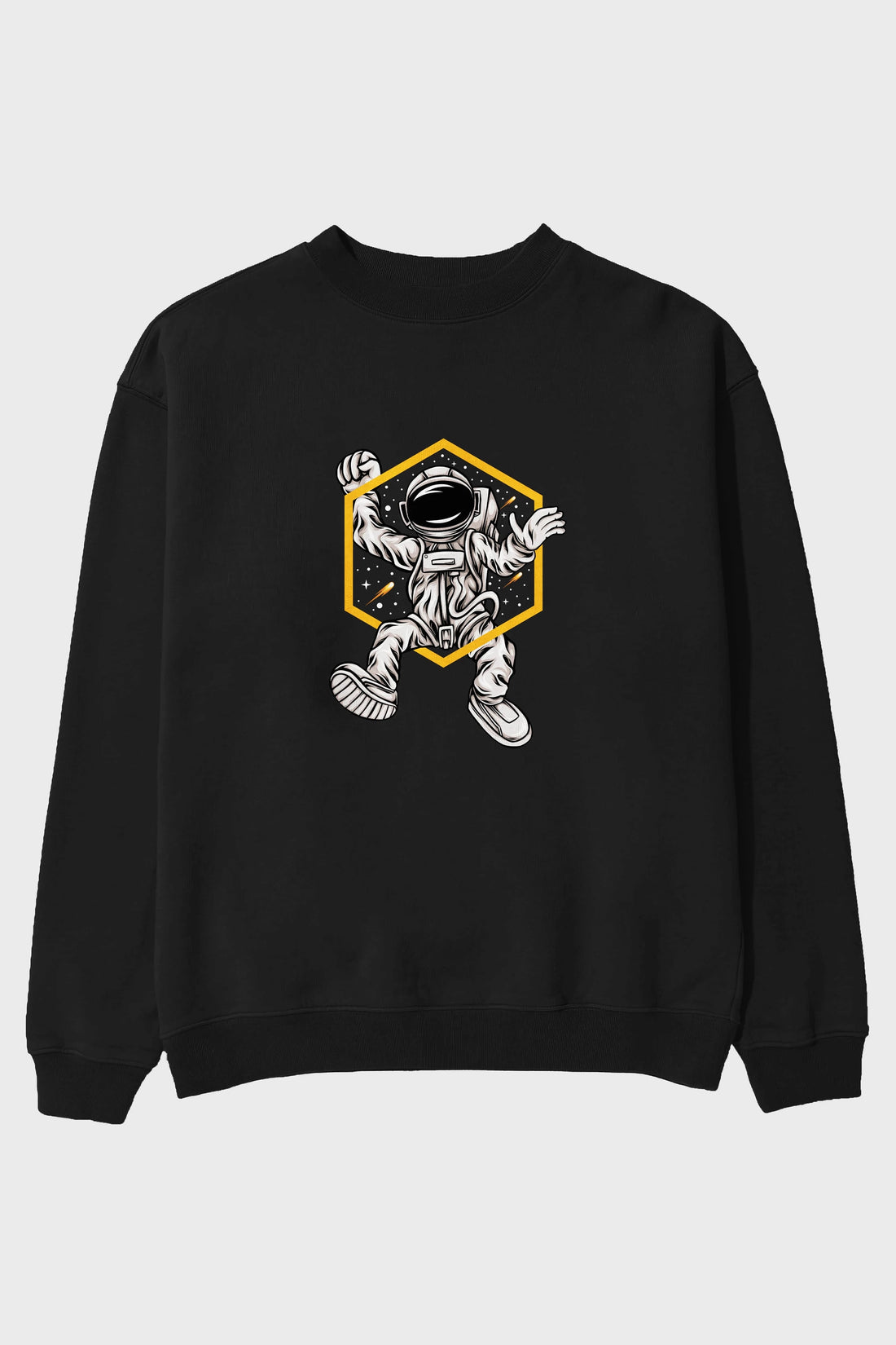Astrofun Ön Baskılı Oversize Sweatshirt Erkek Kadın Unisex