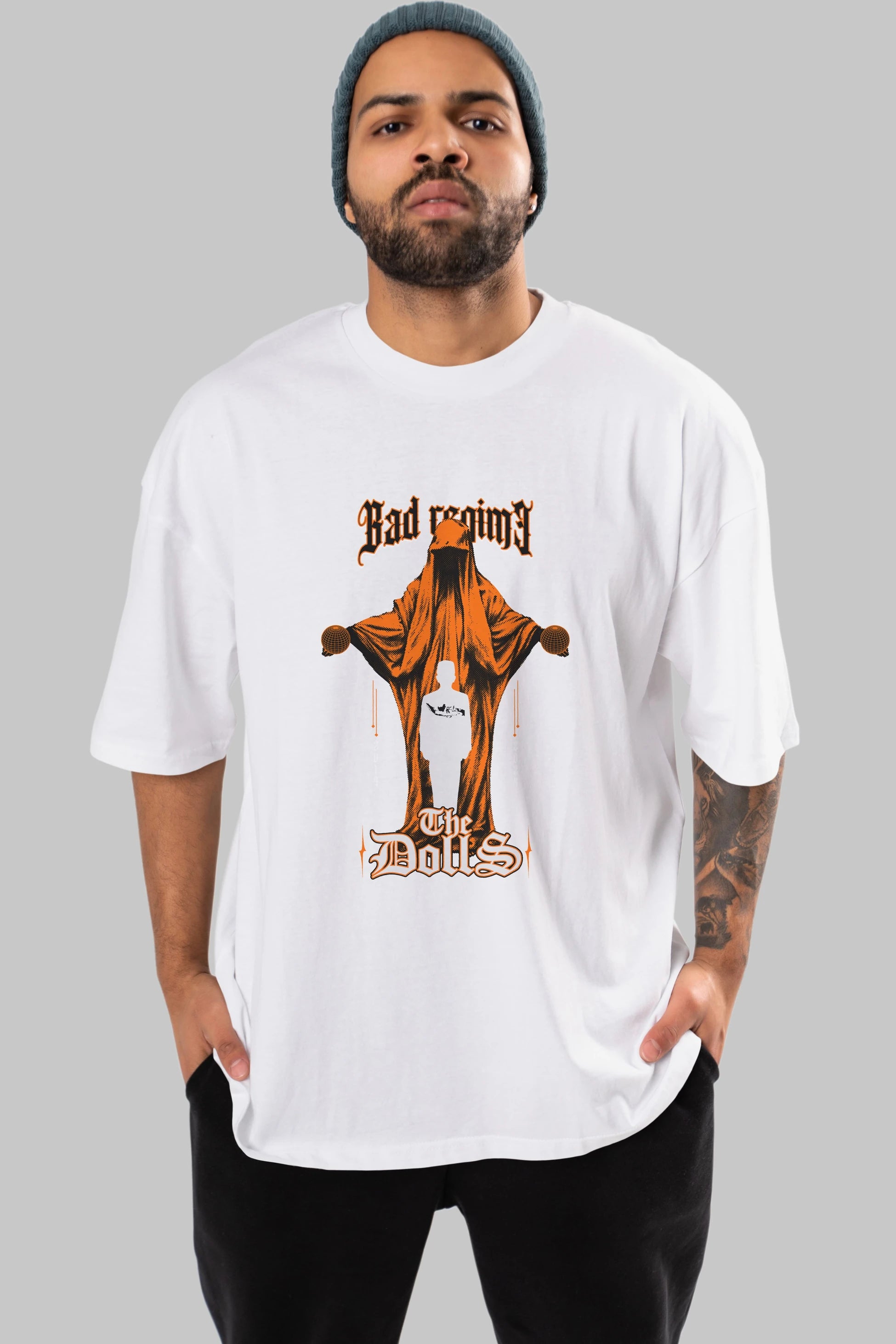 The Dolls Ön Baskılı Oversize t-shirt Erkek Kadın Unisex