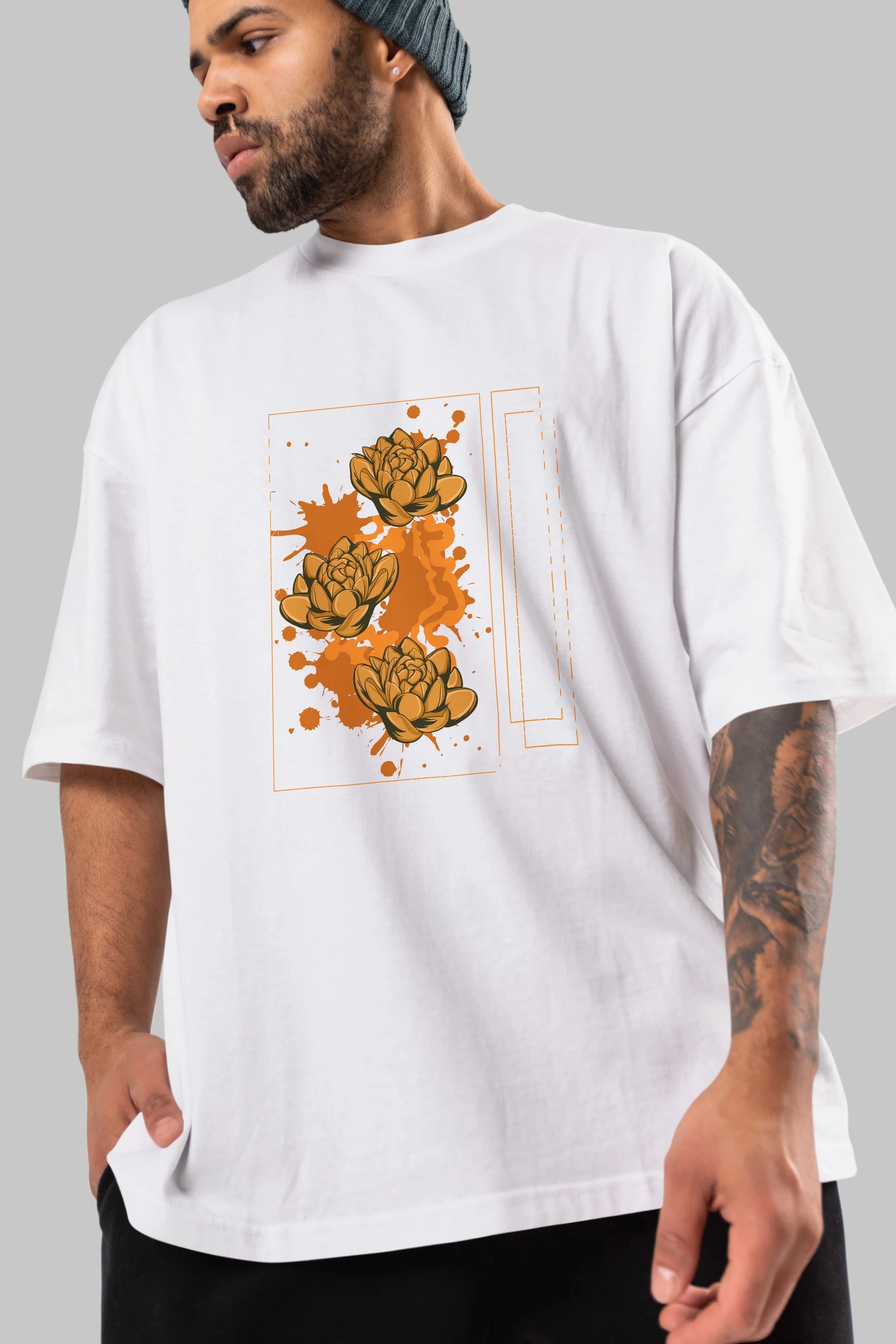Incandescent Ön Baskılı Oversize t-shirt Erkek Kadın Unisex