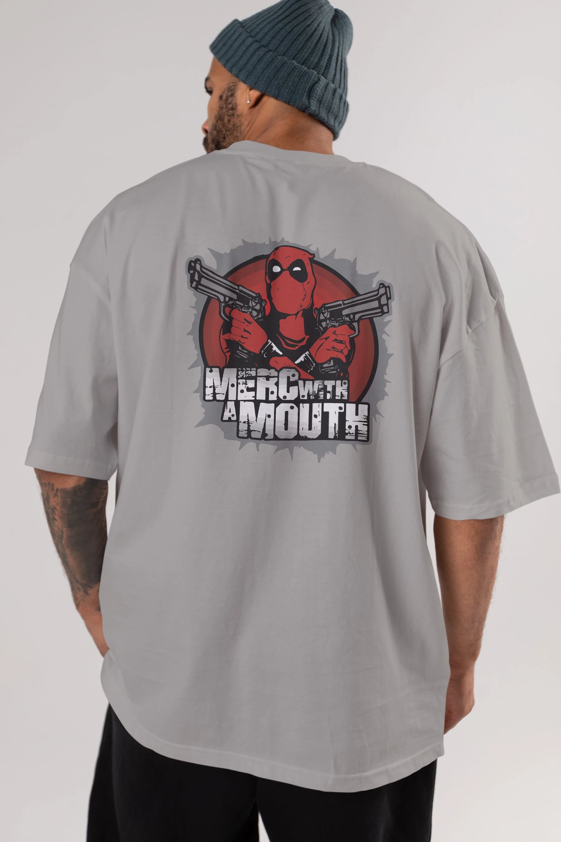 Deadpool (13) Arka Baskılı Oversize t-shirt Erkek Kadın Unisex %100 Pamuk Bisiklet Yaka tişort