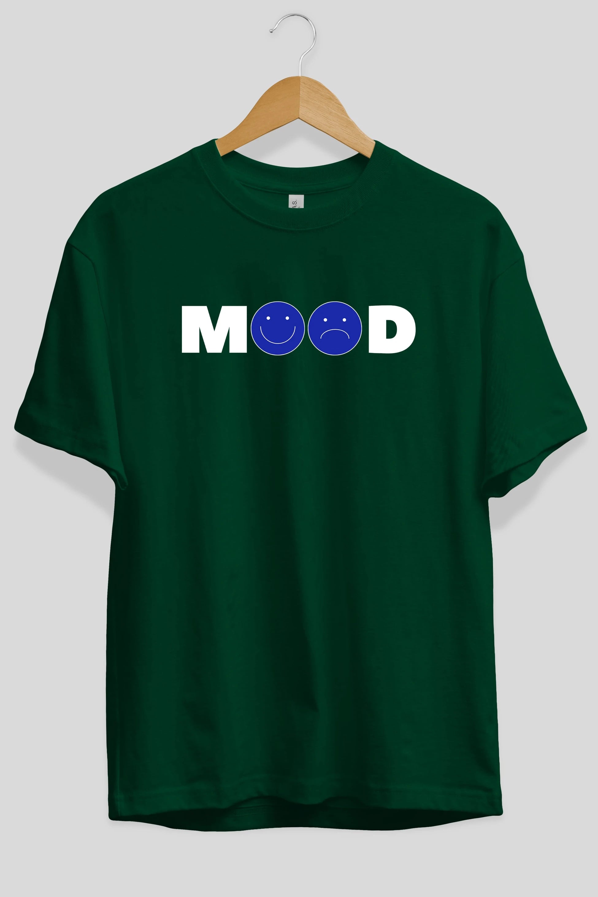 Mood Ön Baskılı Oversize t-shirt Erkek Kadın Unisex
