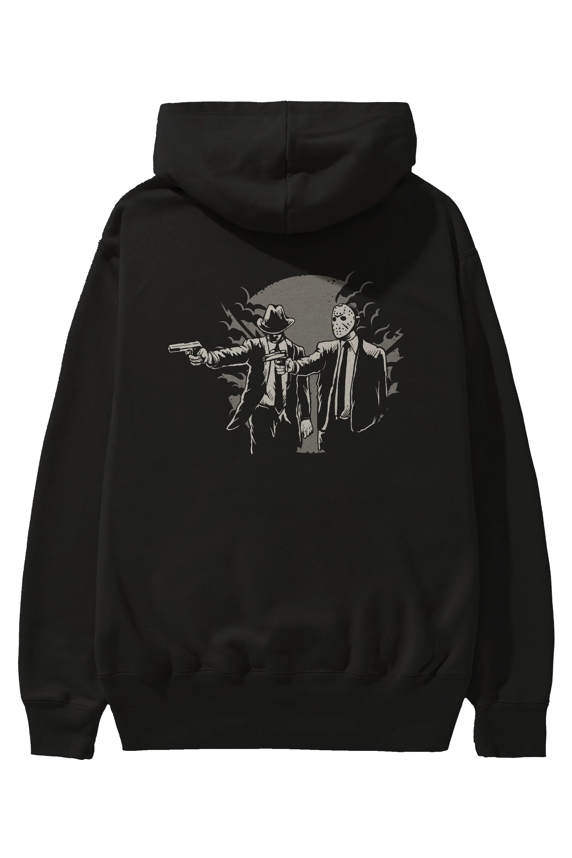 Pulp Killer Arka Baskılı Hoodie Oversize Kapüşonlu Sweatshirt Erkek Kadın Unisex
