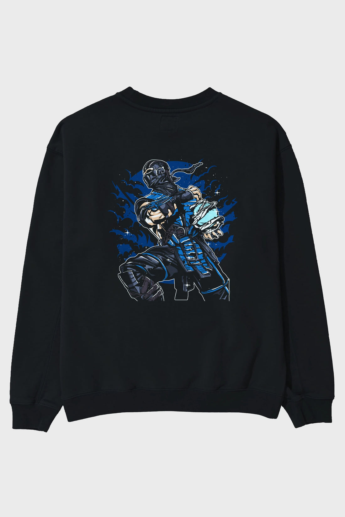 Sub Zero Arka Baskılı Oversize Sweatshirt Erkek Kadın Unisex