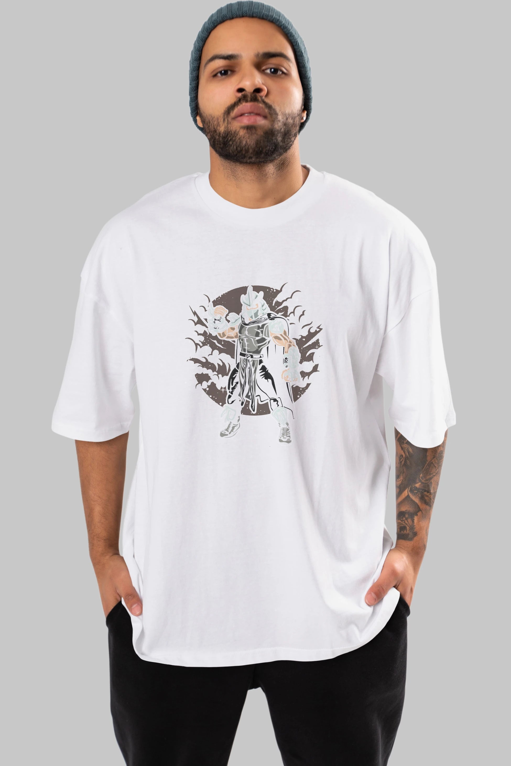 SHREDDER Ön Baskılı Oversize t-shirt Erkek Kadın Unisex %100 Pamuk tişort