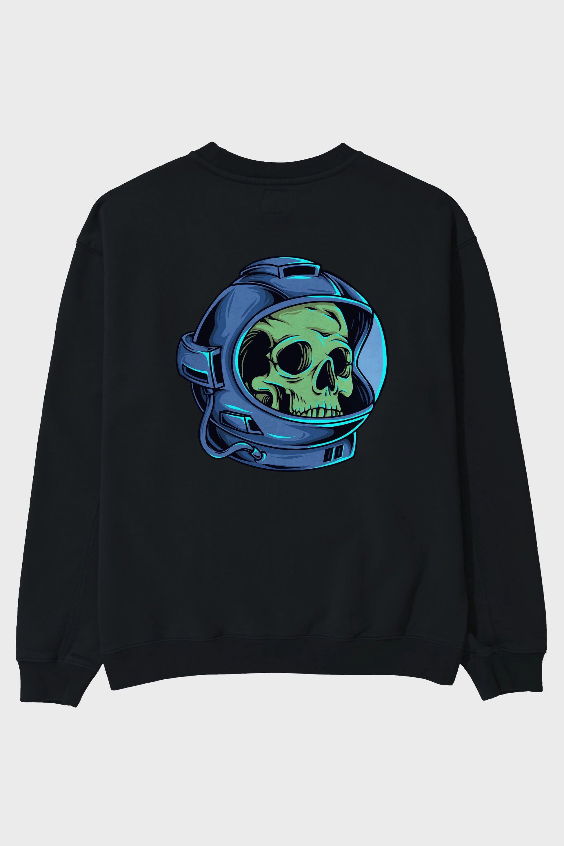 Astroskull Arka Baskılı Oversize Sweatshirt Erkek Kadın Unisex