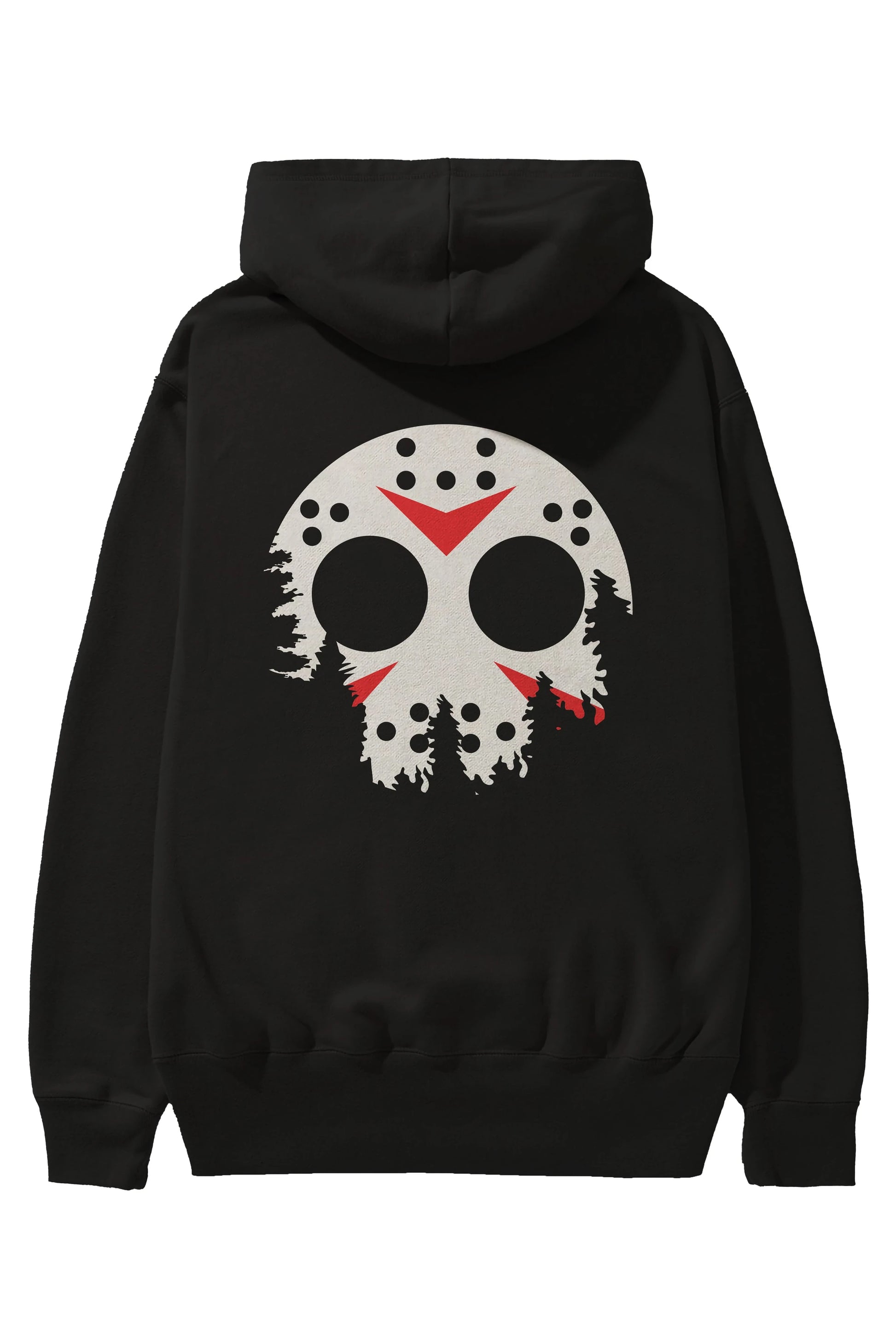 Jason Moon Arka Baskılı Hoodie Oversize Kapüşonlu Sweatshirt Erkek Kadın Unisex