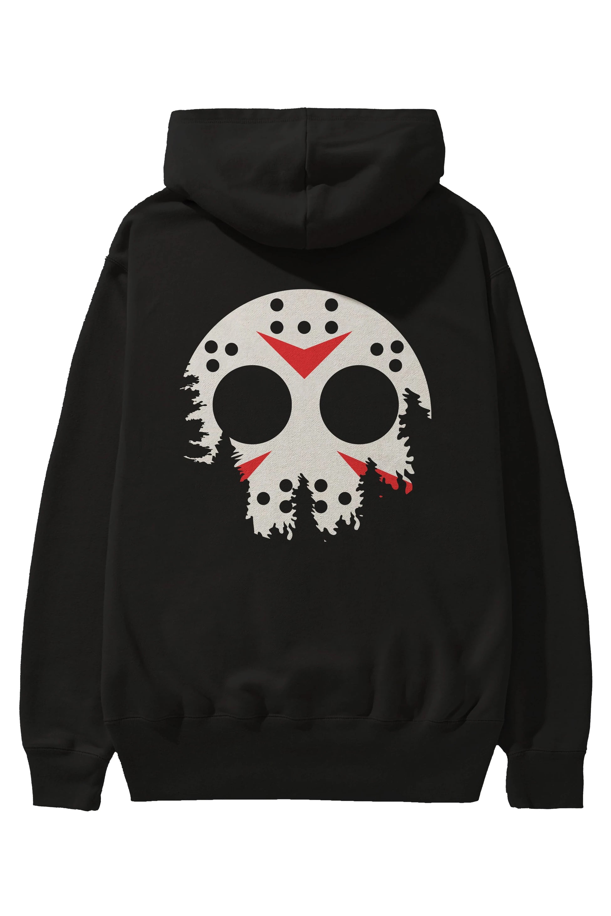 Jason Moon Arka Baskılı Hoodie Oversize Kapüşonlu Sweatshirt Erkek Kadın Unisex