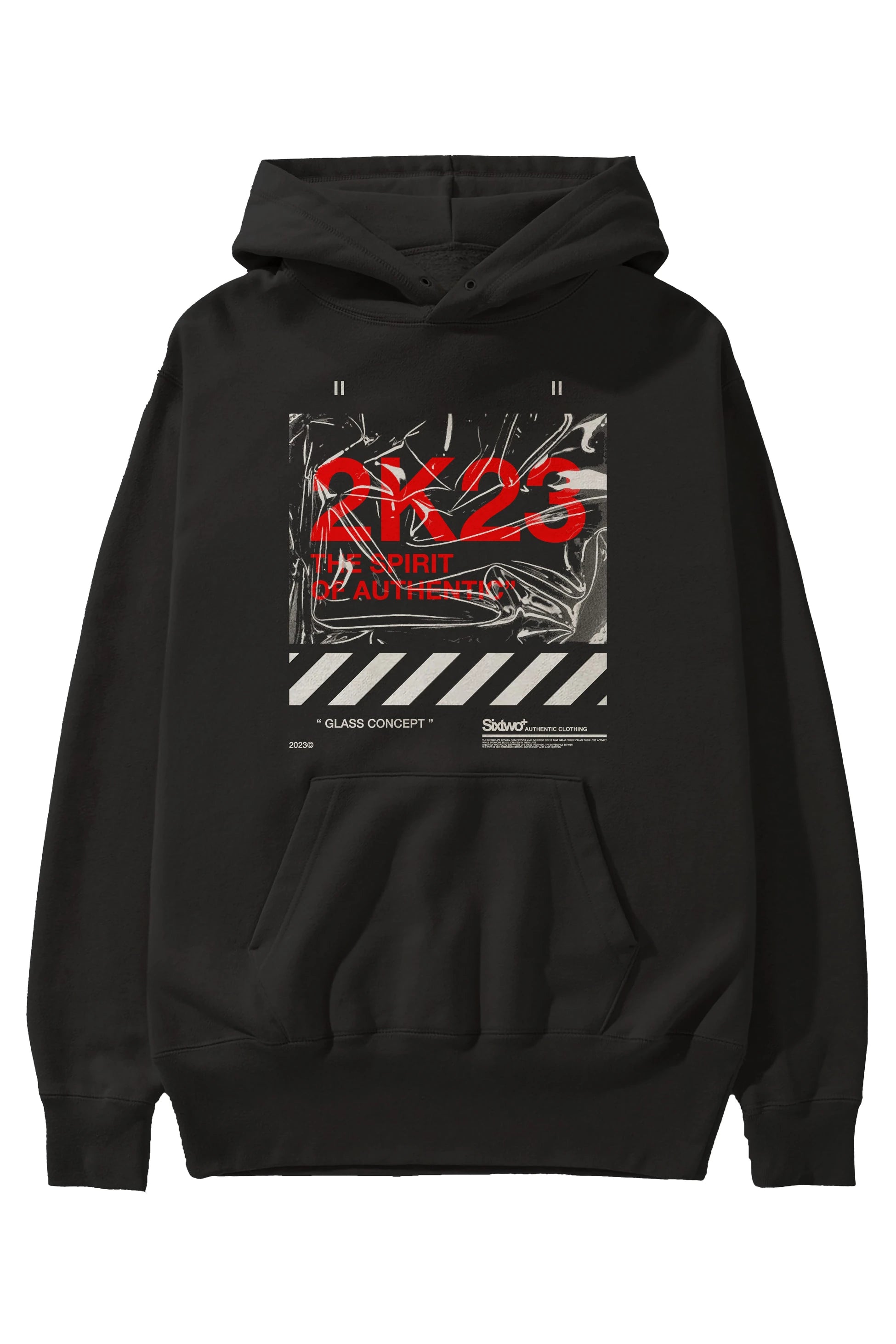 The Spirit Ön Baskılı Hoodie Oversize Kapüşonlu Sweatshirt Erkek Kadın Unisex