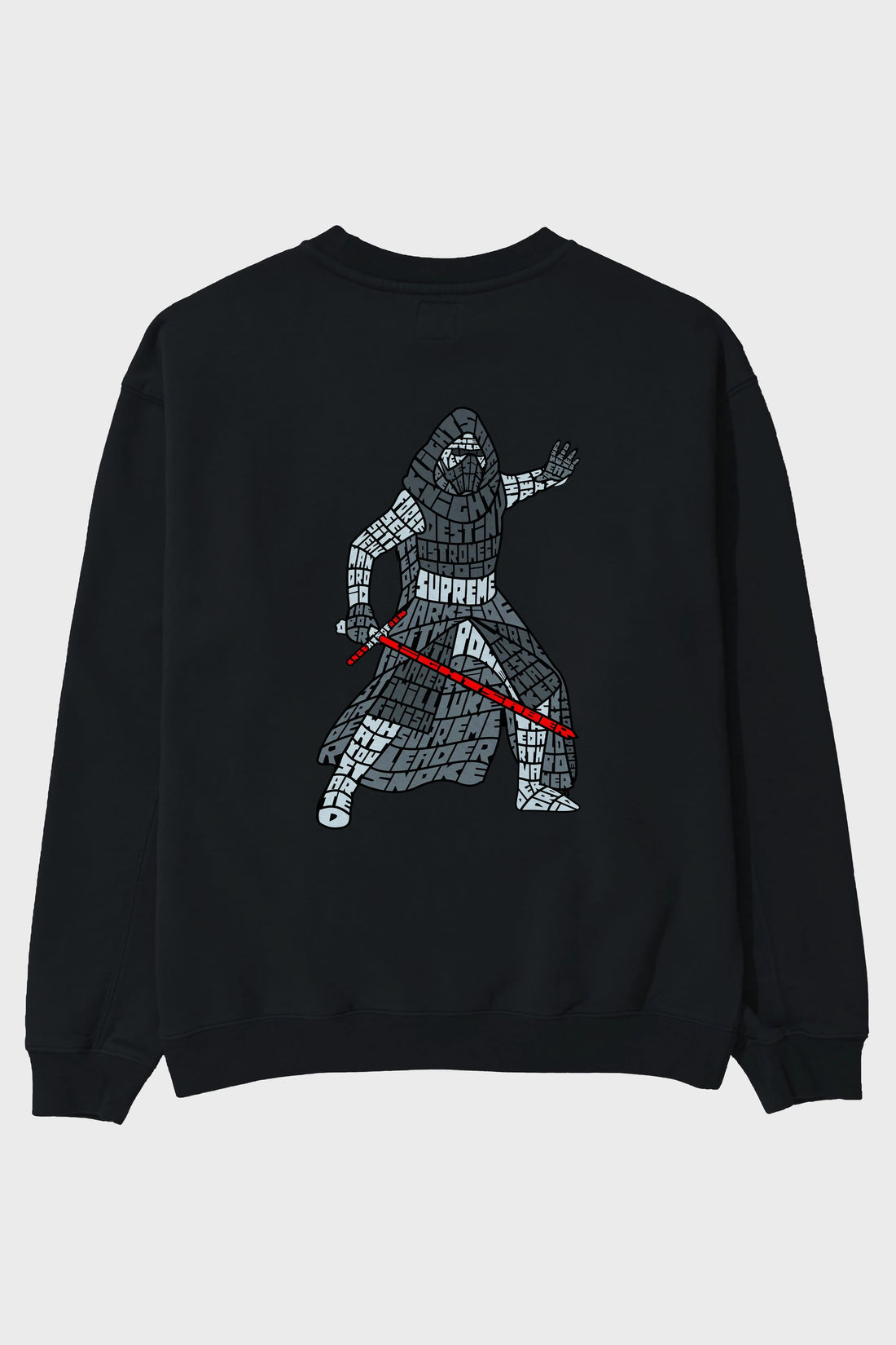 Kylo Arka Baskılı Oversize Sweatshirt Erkek Kadın Unisex