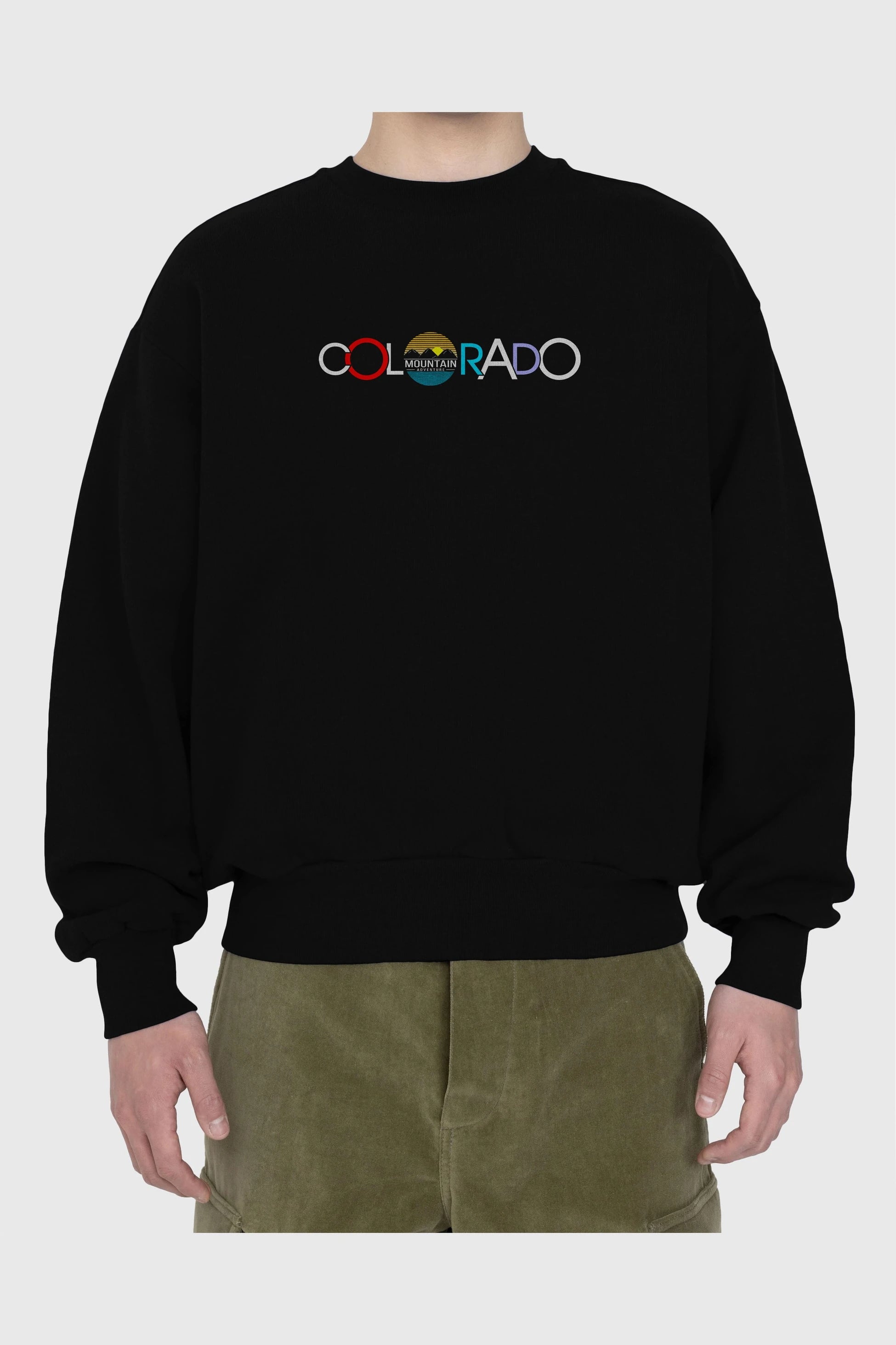 Colorado Ön Baskılı Oversize Sweatshirt Erkek Kadın Unisex