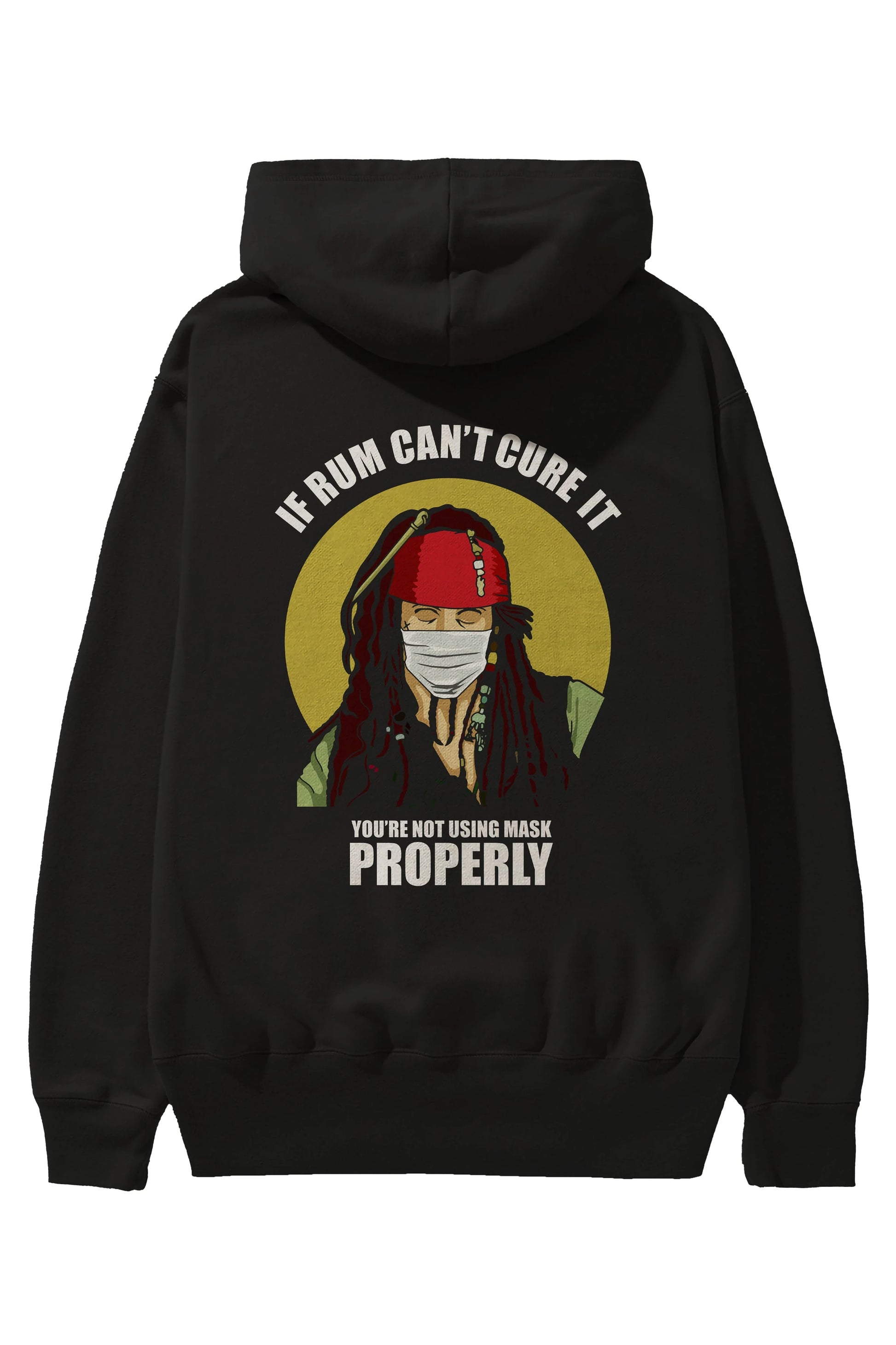 Pirates Maker Arka Baskılı Hoodie Oversize Kapüşonlu Sweatshirt Erkek Kadın Unisex