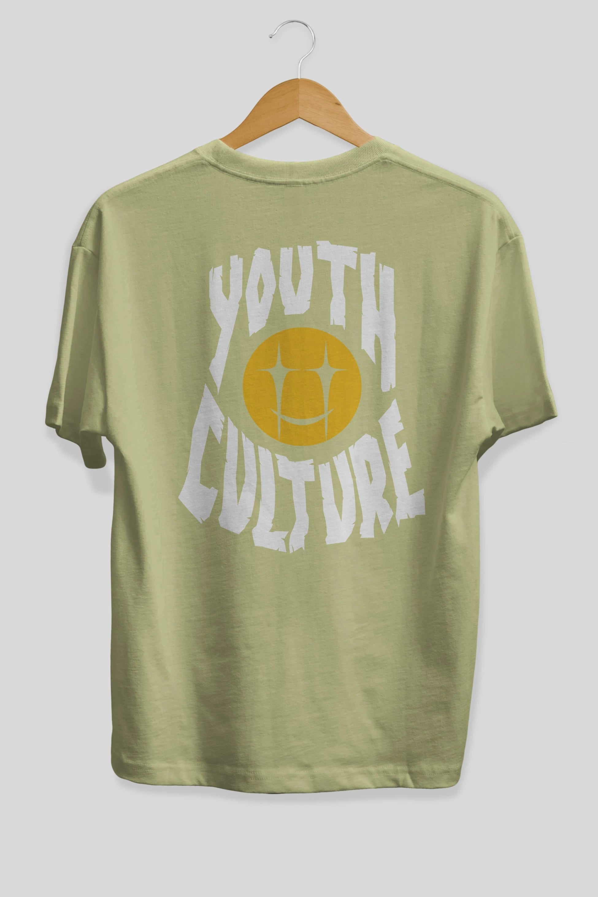 Youth Culture Arka Baskılı Oversize t-shirt Erkek Kadın Unisex