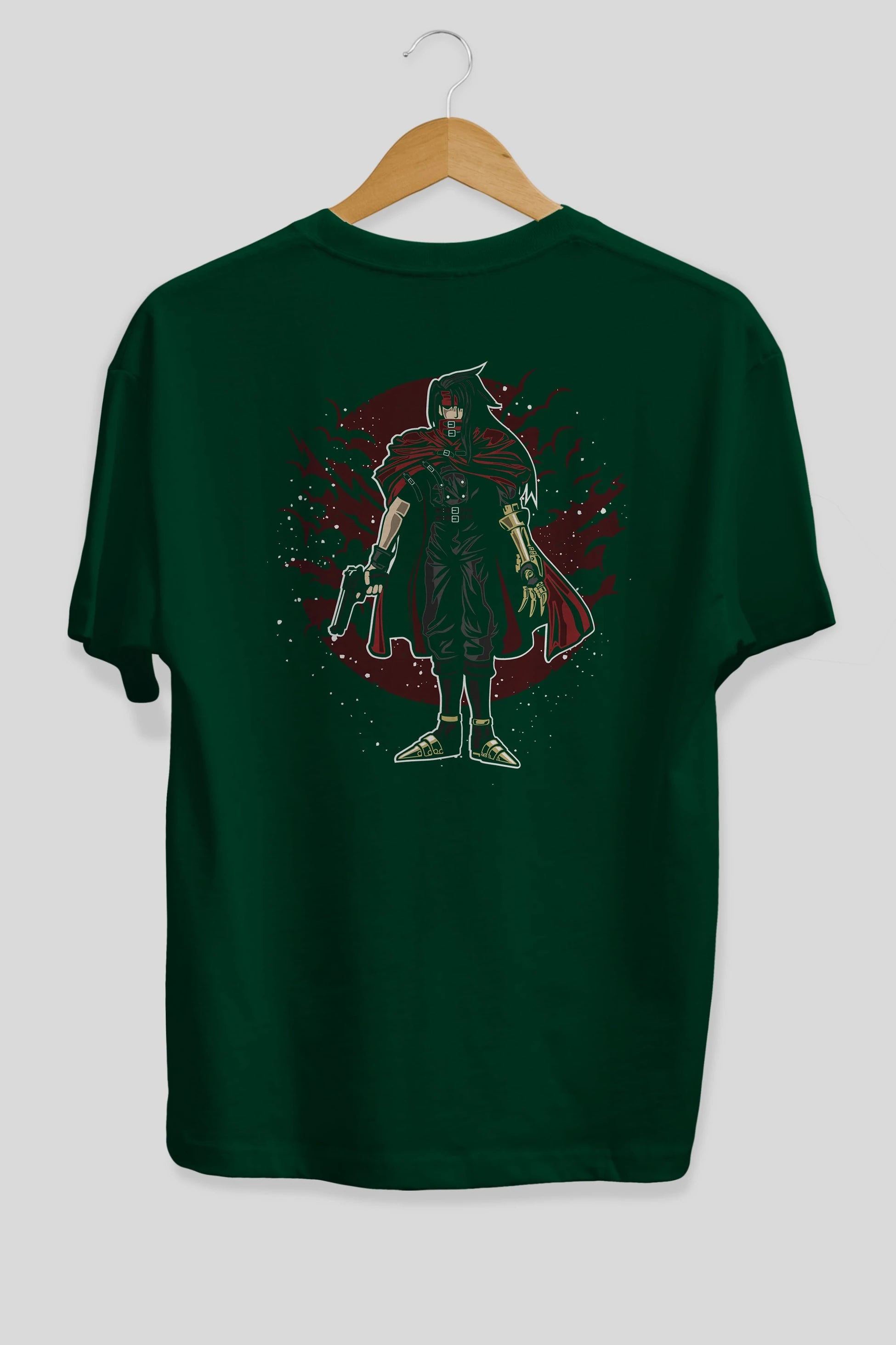 FINAL FANTASY Arka Baskılı Oversize t-shirt Erkek Kadın Unisex %100 Pamuk