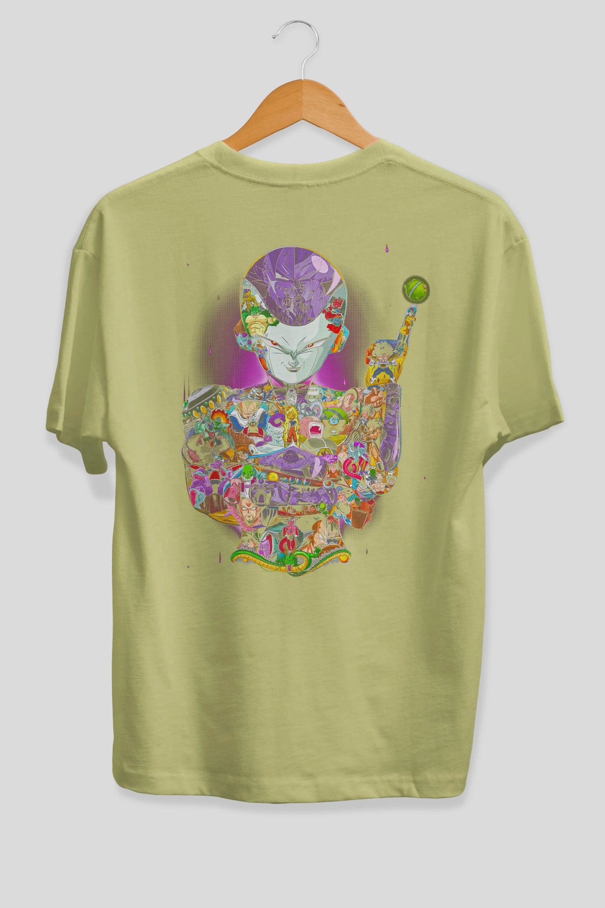 DRAGON BALL ART (4) Anime Arka Baskılı Oversize t-shirt Erkek Kadın Unisex