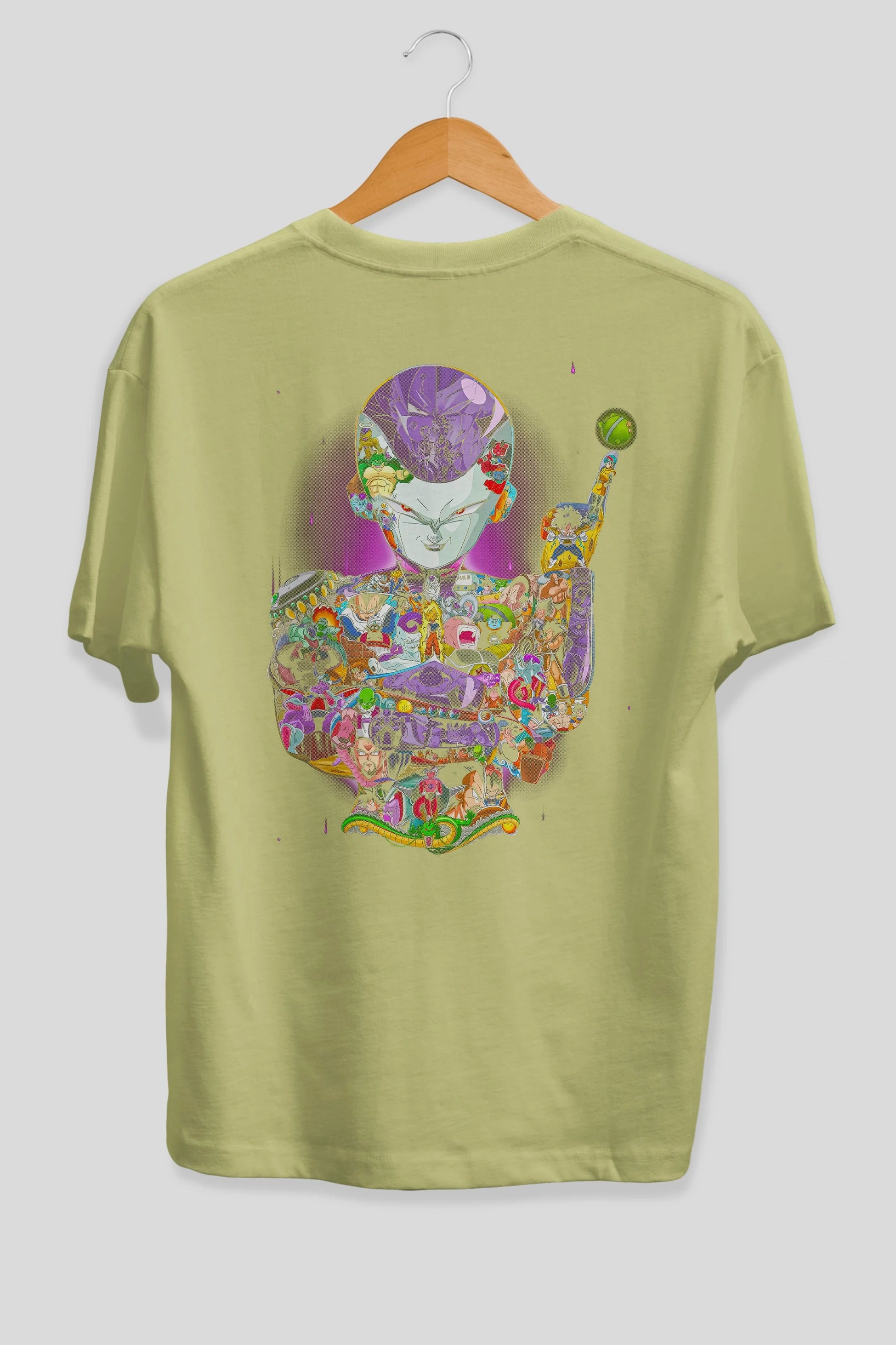 DRAGON BALL ART (4) Anime Arka Baskılı Oversize t-shirt Erkek Kadın Unisex