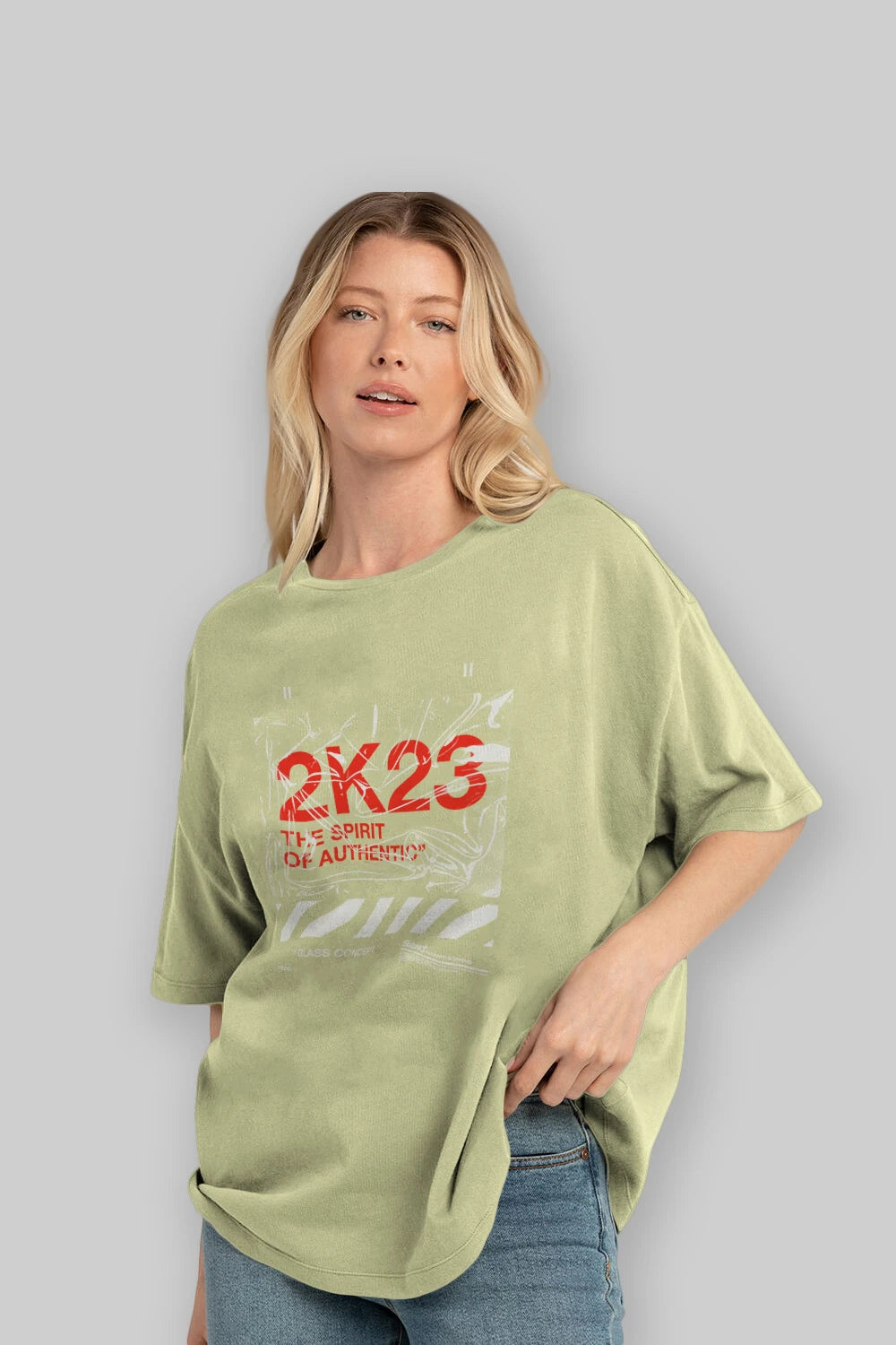 The Spirit Ön Baskılı Oversize t-shirt Erkek Kadın Unisex