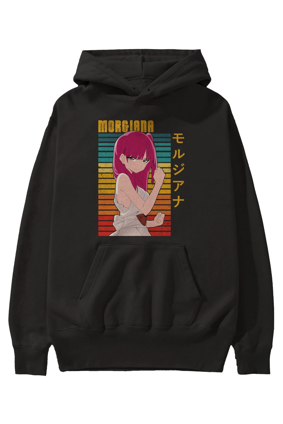 Morgiana 3 Anime Ön Baskılı Hoodie Oversize Kapüşonlu Sweatshirt Erkek Kadın Unisex