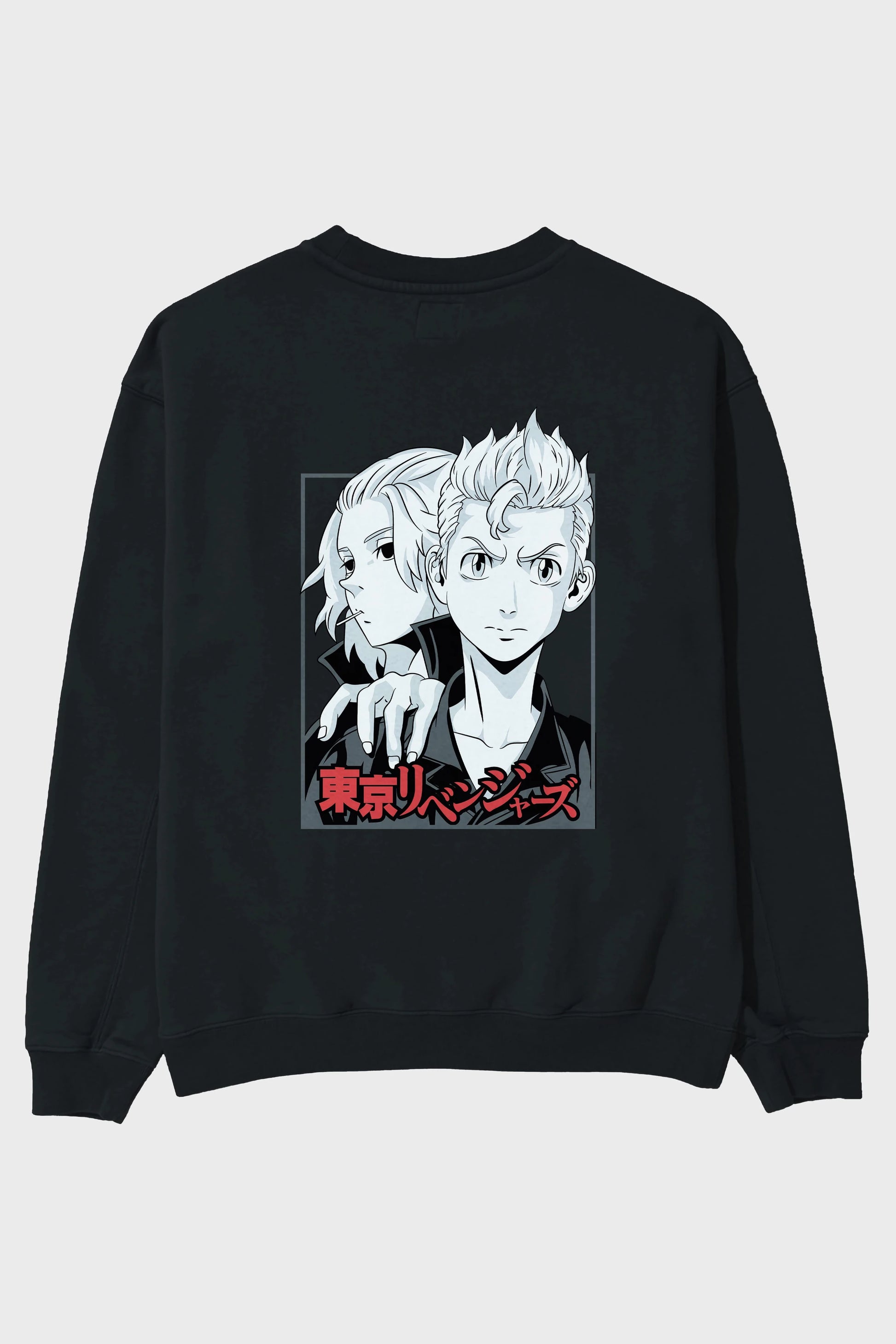 TOKYO REVENGERS Anime Arka Baskılı Oversize Sweatshirt Erkek Kadın Unisex