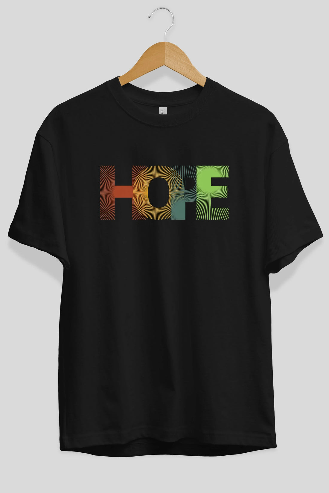 Hope Ön Baskılı Oversize t-shirt Erkek Kadın Unisex