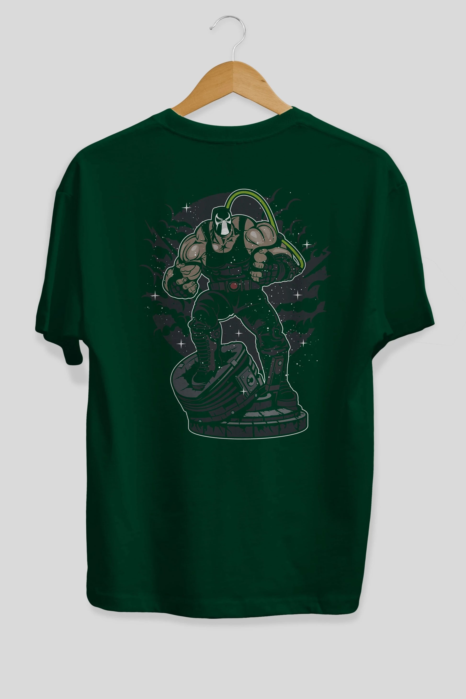 Bane (2) Arka Baskılı Oversize t-shirt Erkek Kadın Unisex %100 Pamuk