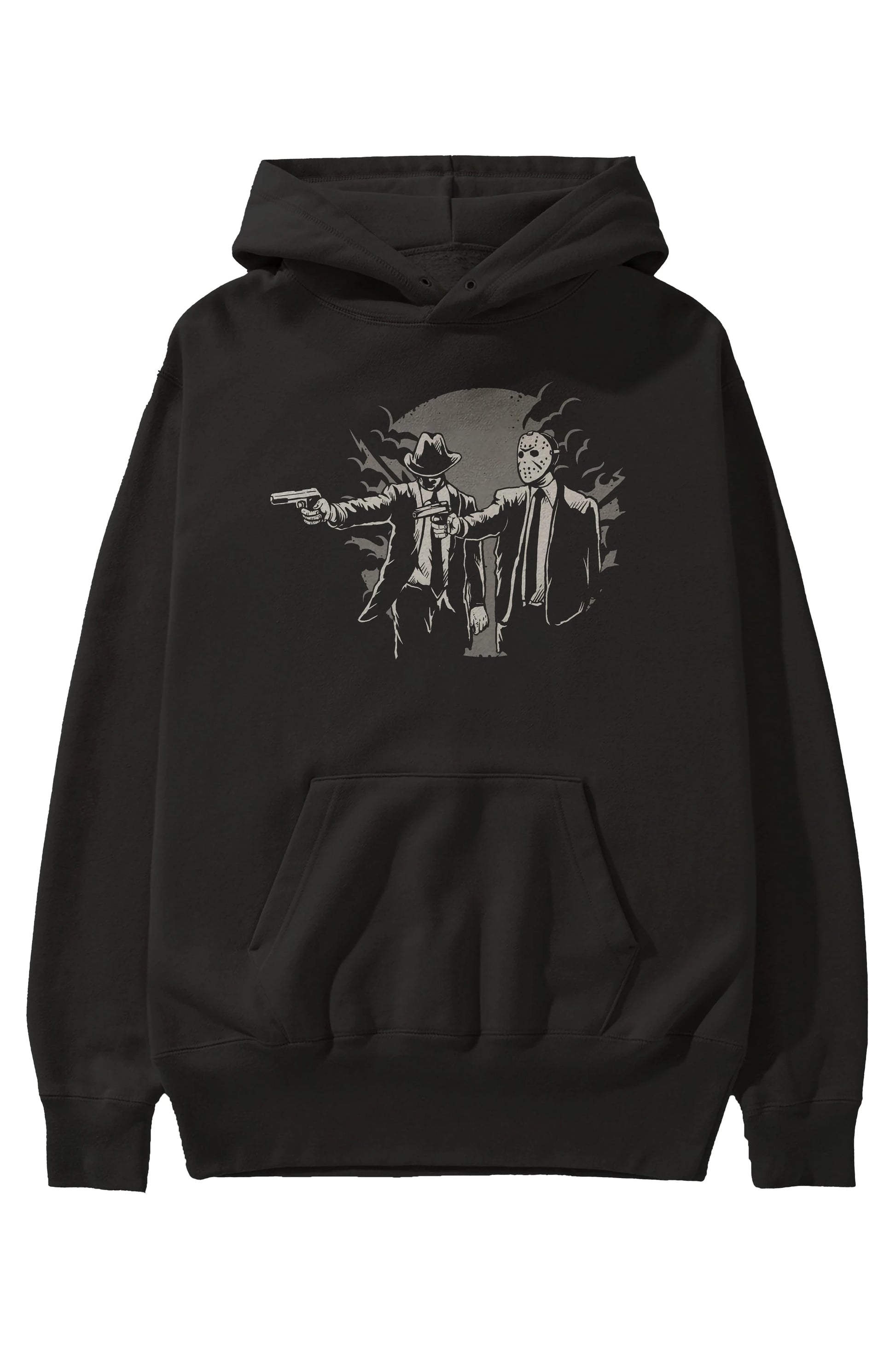 Pulp Killer Ön Baskılı Hoodie Oversize Kapüşonlu Sweatshirt Erkek Kadın Unisex