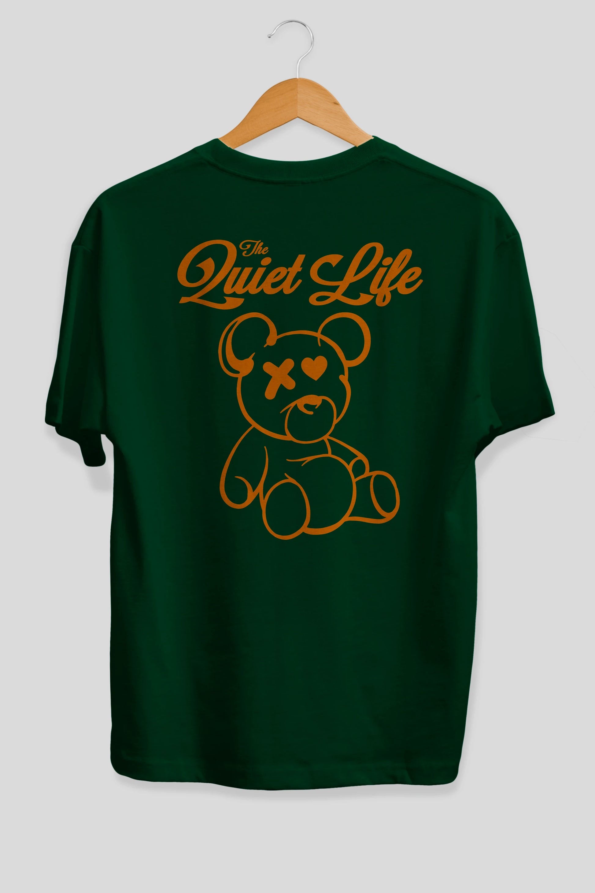 The Life Bear Arka Baskılı Oversize t-shirt Erkek Kadın Unisex