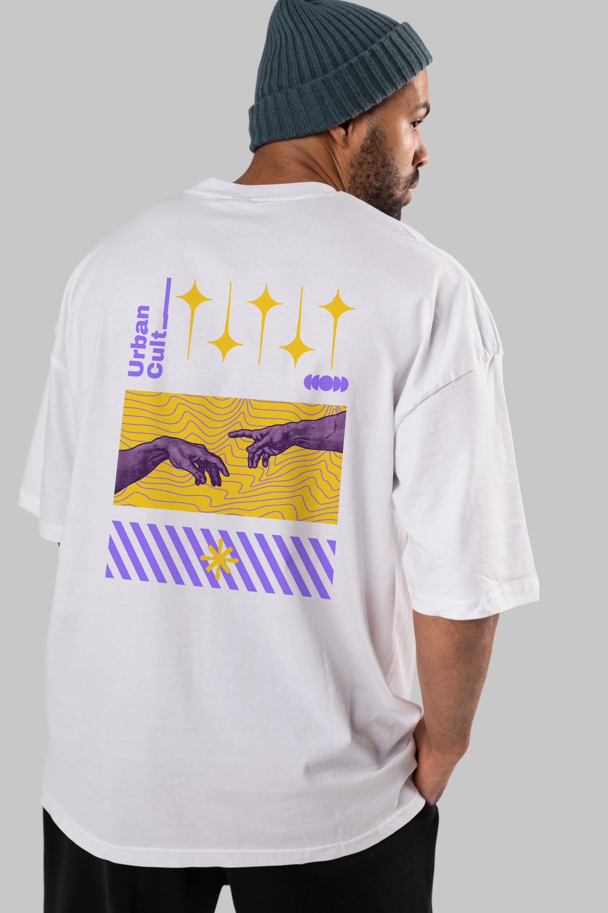 Urban Cult Arka Baskılı Oversize t-shirt Erkek Kadın Unisex
