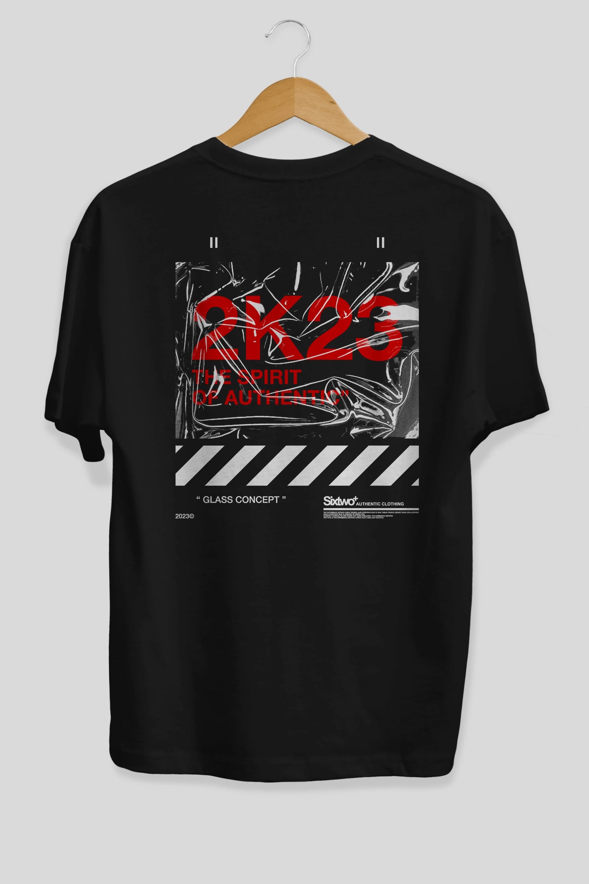 The Spirit Arka Baskılı Oversize t-shirt Erkek Kadın Unisex