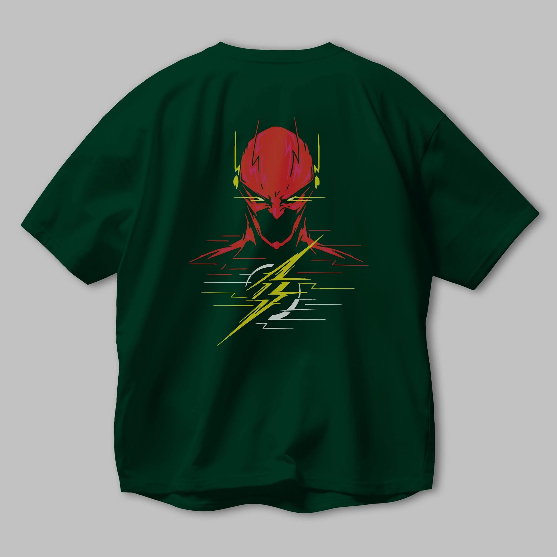 Flash Avengers (2) Arka Baskılı Oversize t-shirt Erkek Kadın Unisex %100 Pamuk Bisiklet Yaka tişort